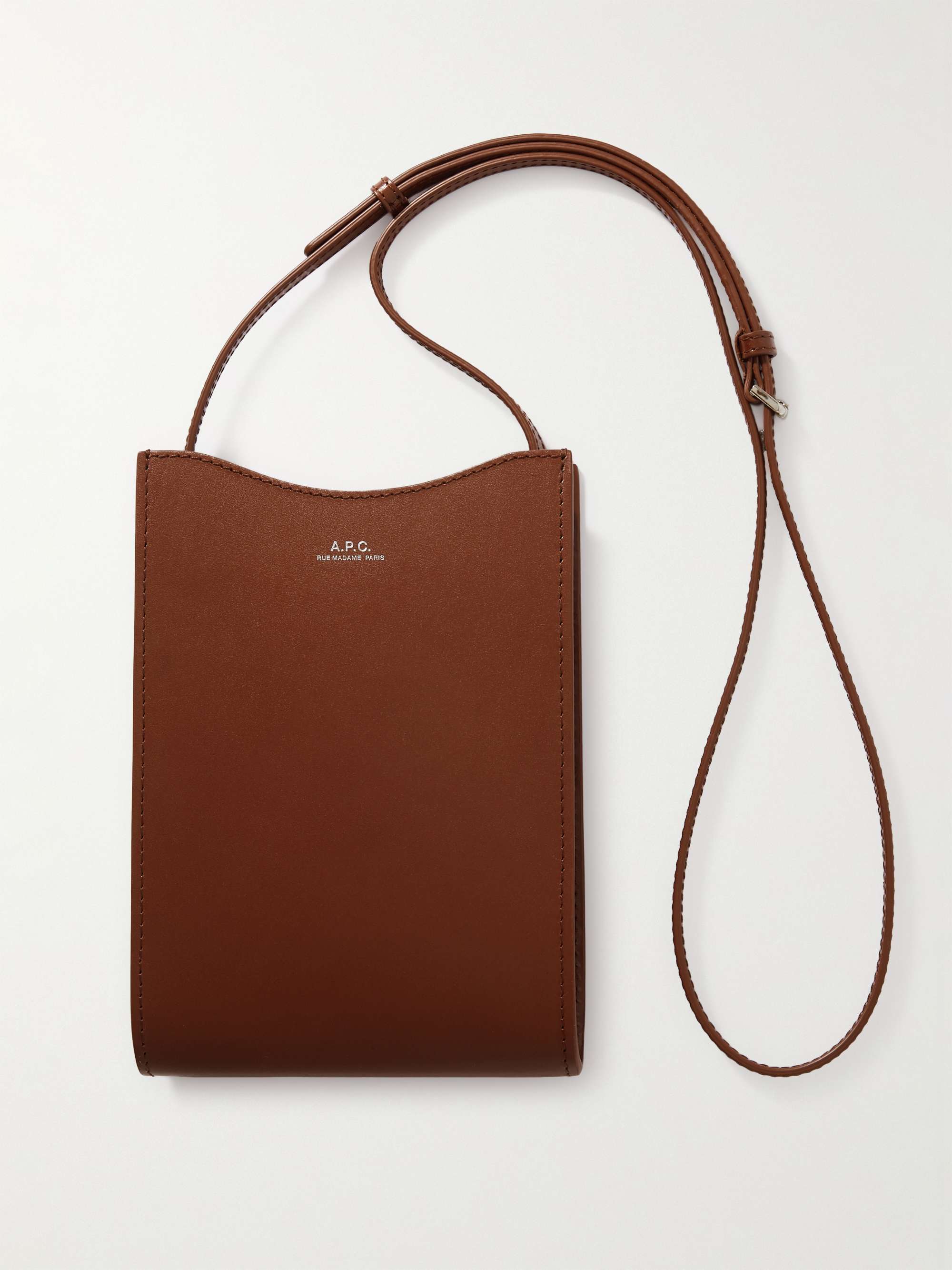 A.P.C. Jamie Leather Pouch for Men | MR PORTER