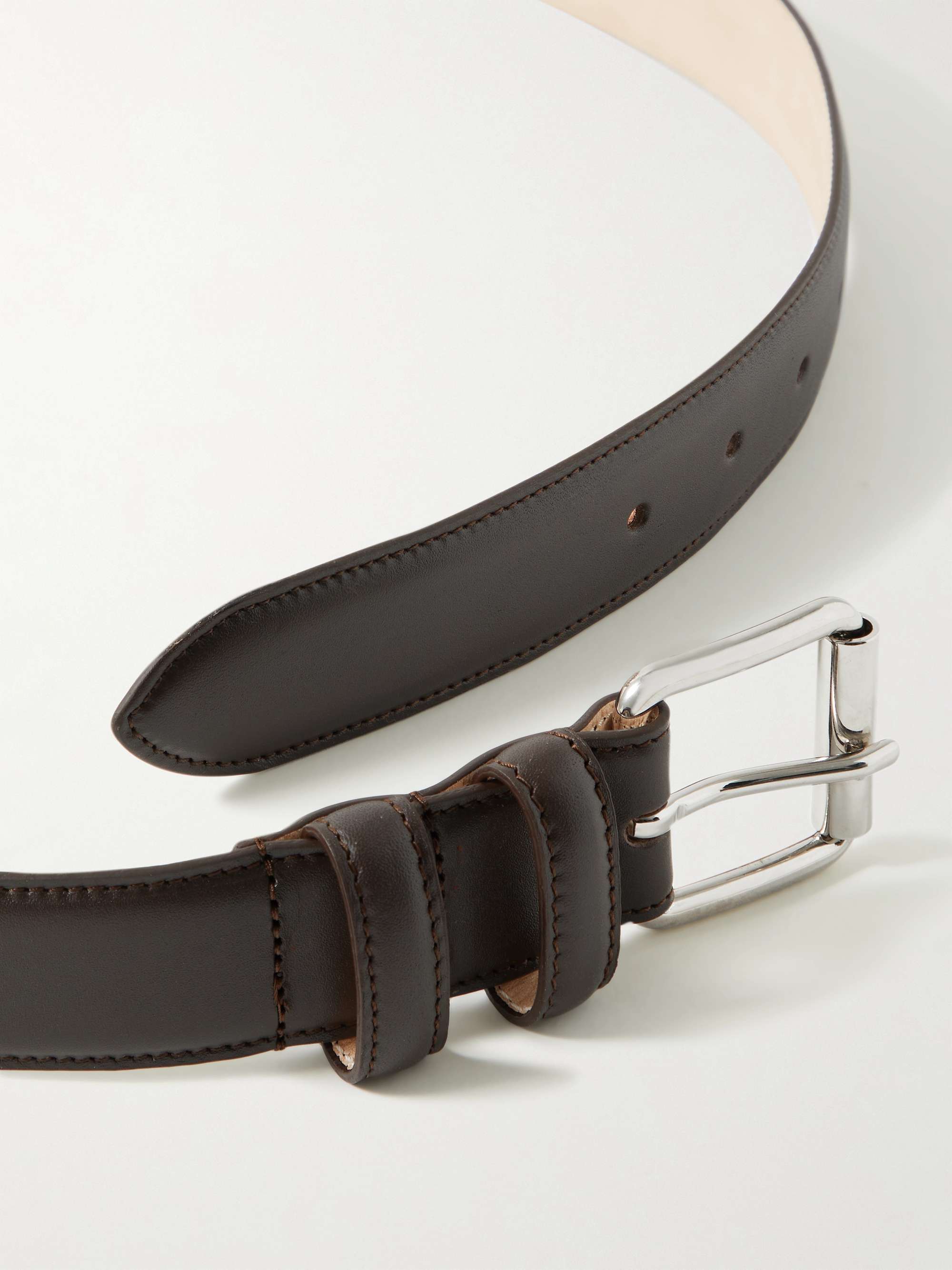 A.P.C. 3cm Paris Leather Belt for Men | MR PORTER