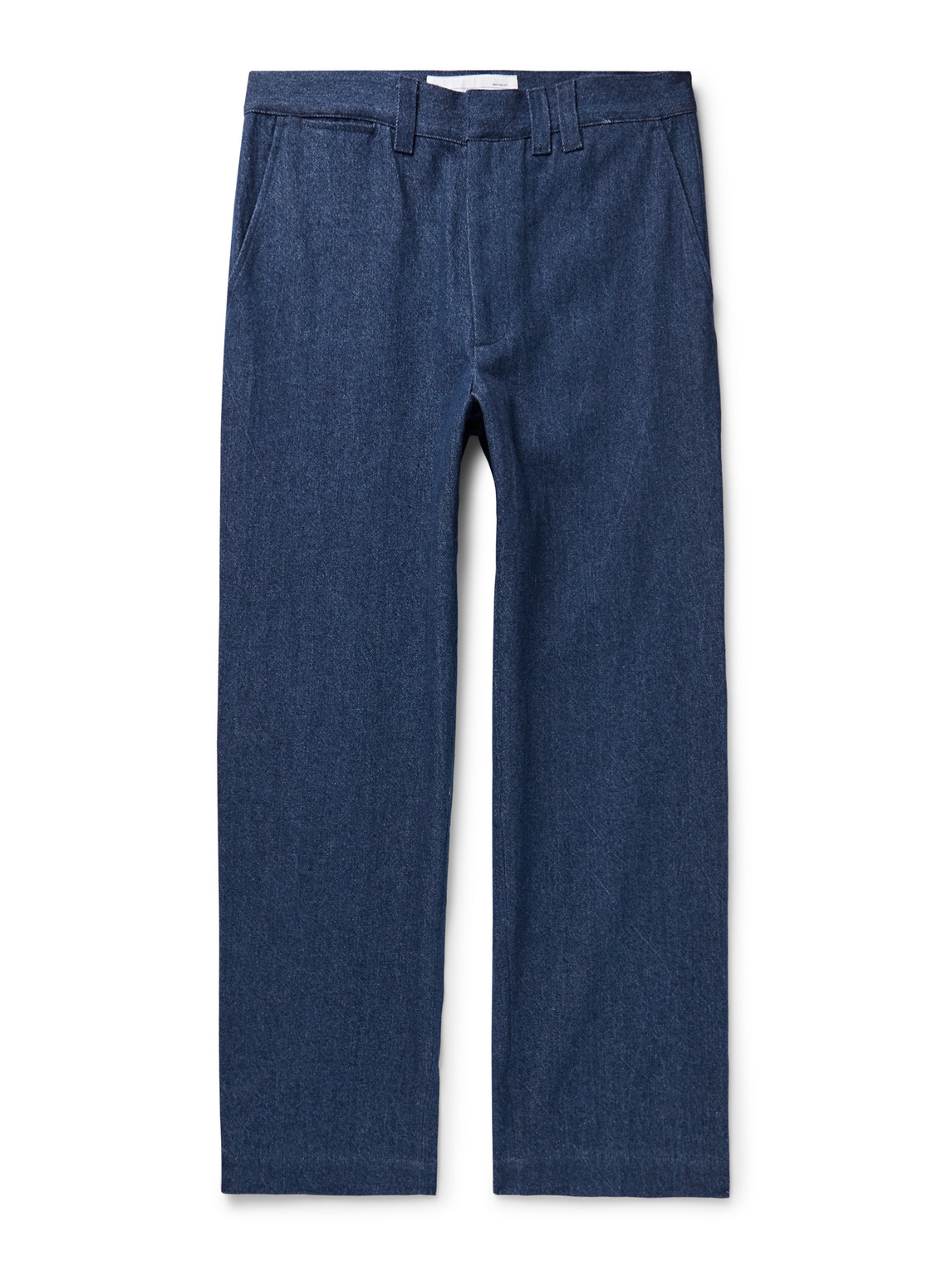 Randy's Garments Straight-leg Indigo-dyed Denim Trousers In Blue