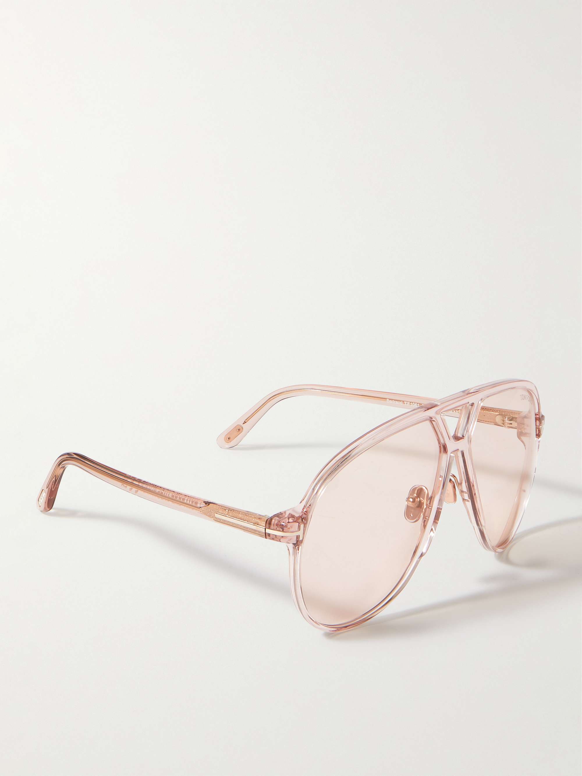 TOM FORD EYEWEAR Bertrand Aviator-Style Acetate Sunglasses for Men | MR ...