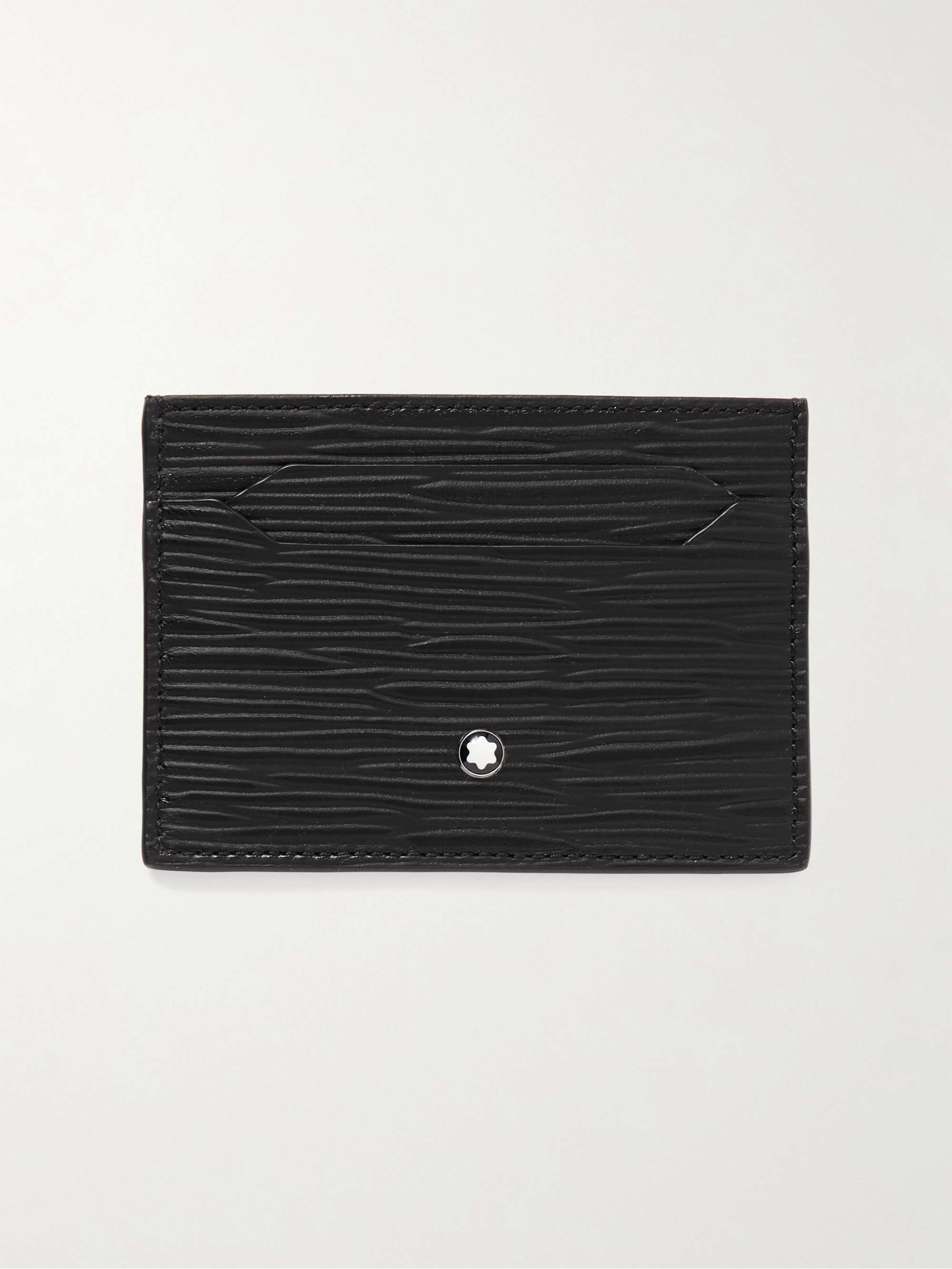 Shop Today Black LV Leather Card Holder