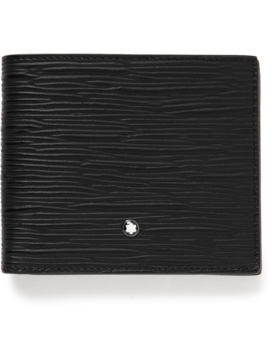 Montblanc Meisterstück 4810 Cross-grain Leather Billfold Wallet In Black