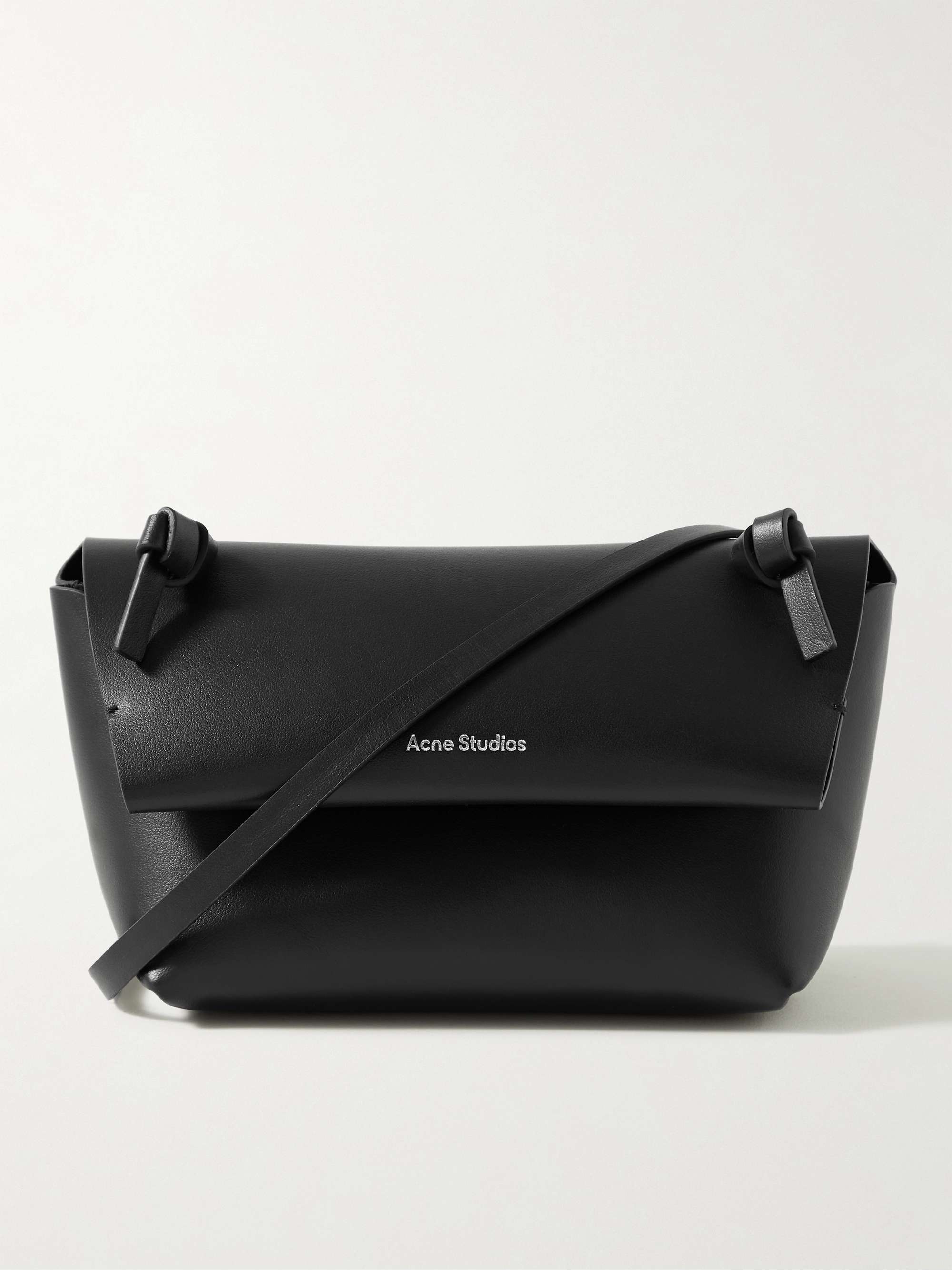 Acne Studios Large Nylon Messenger Bag - Black Messenger Bags