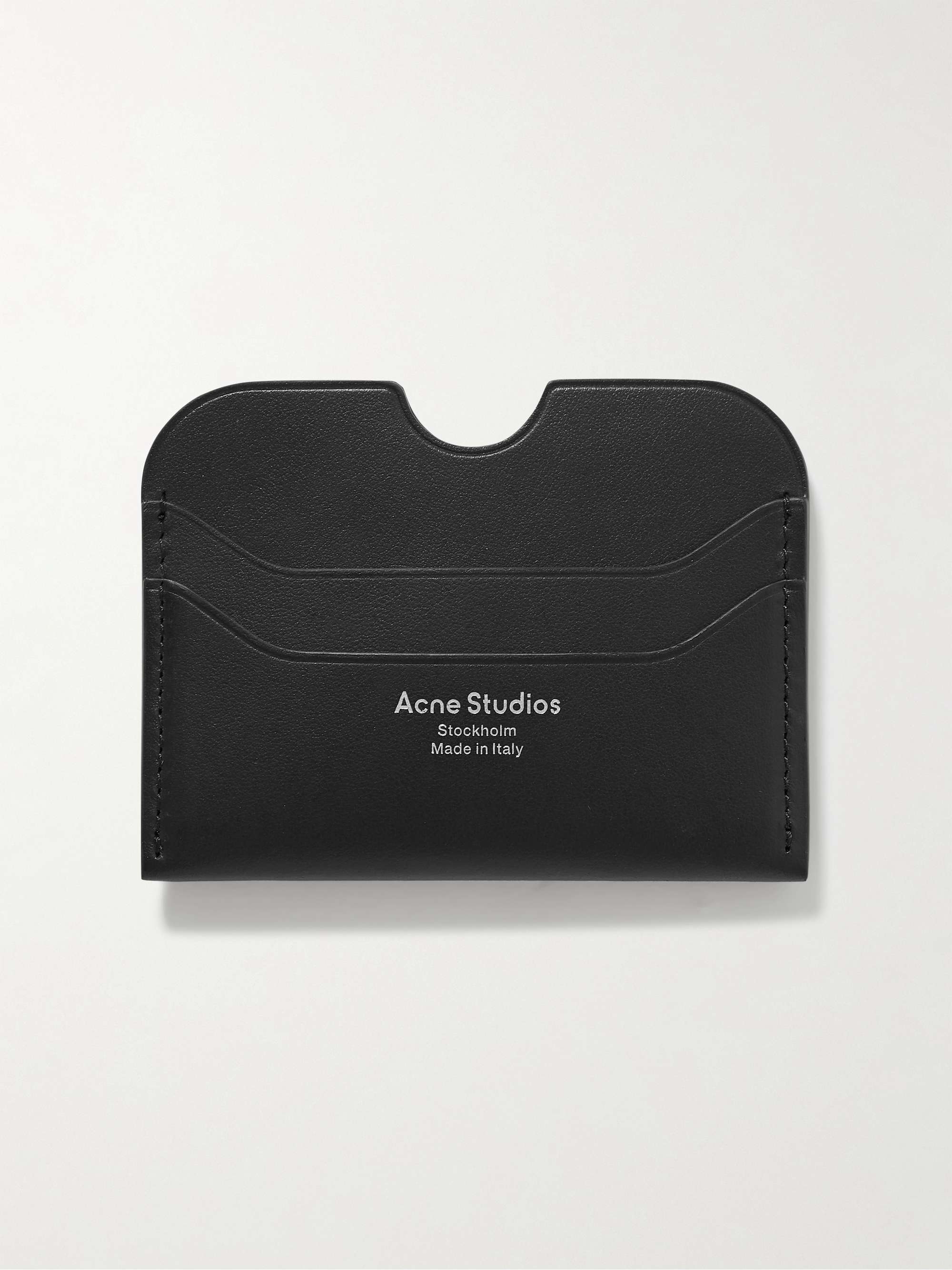 Elmas Logo-Print Leather Cardholder