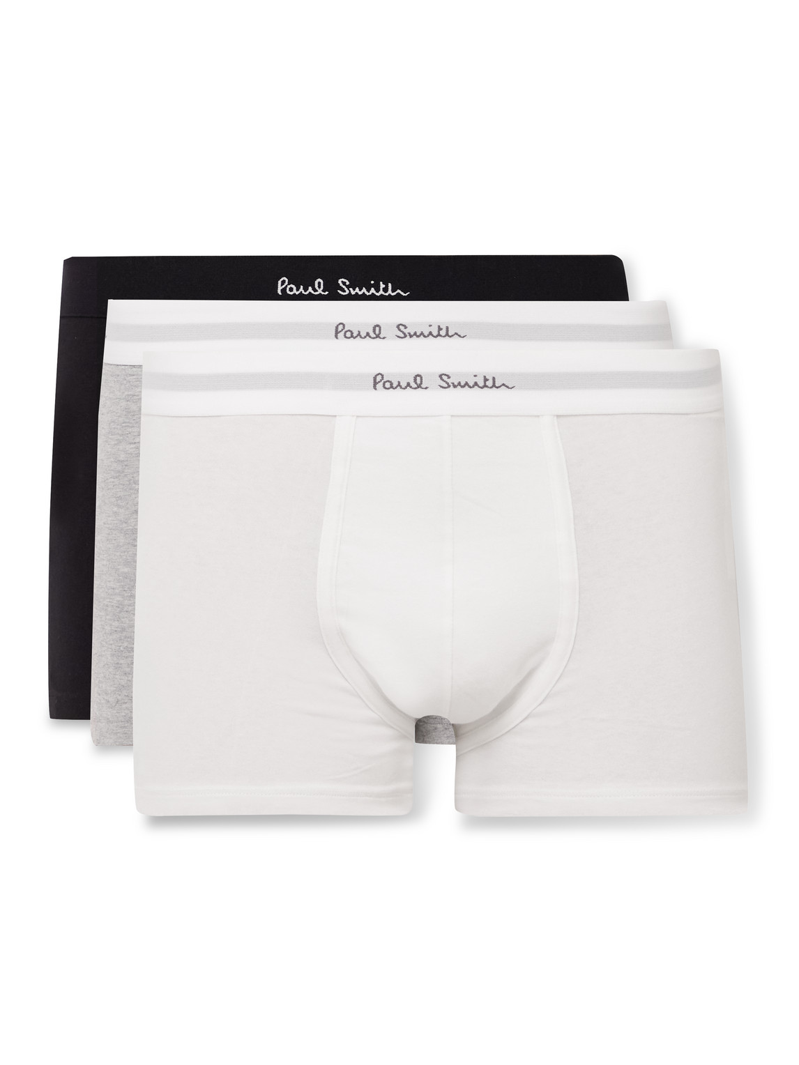 Three-Pack Stretch Organic Cotton-Jersey Boxer Briefs