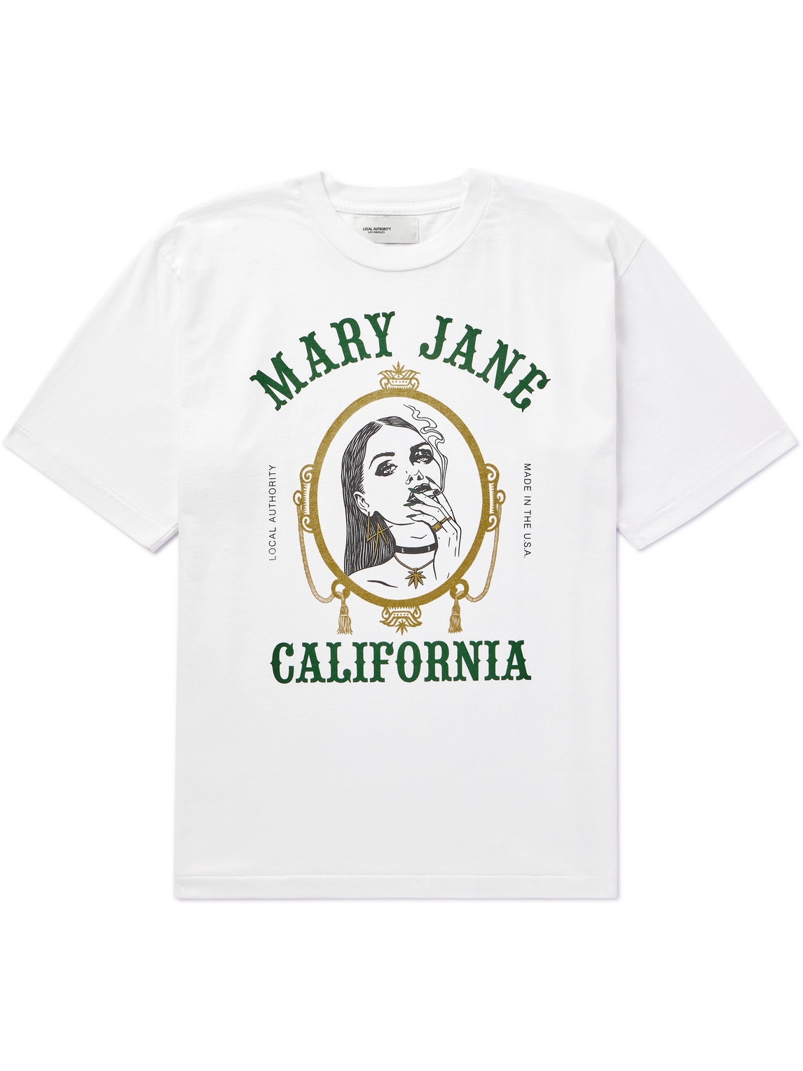 Mary Jane Printed Cotton-Jersey T-Shirt