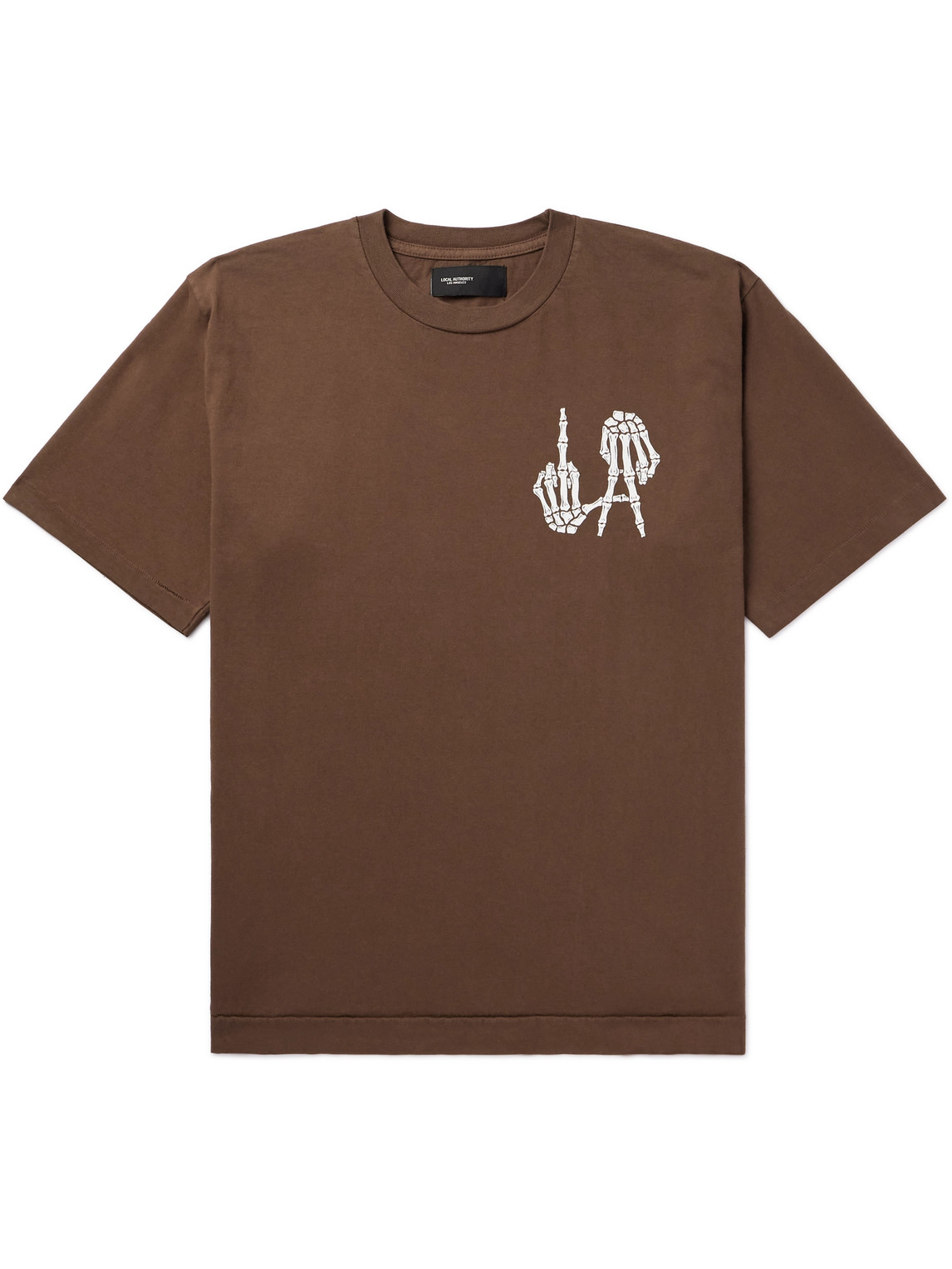 LA Bones Printed Cotton-Jersey T-Shirt