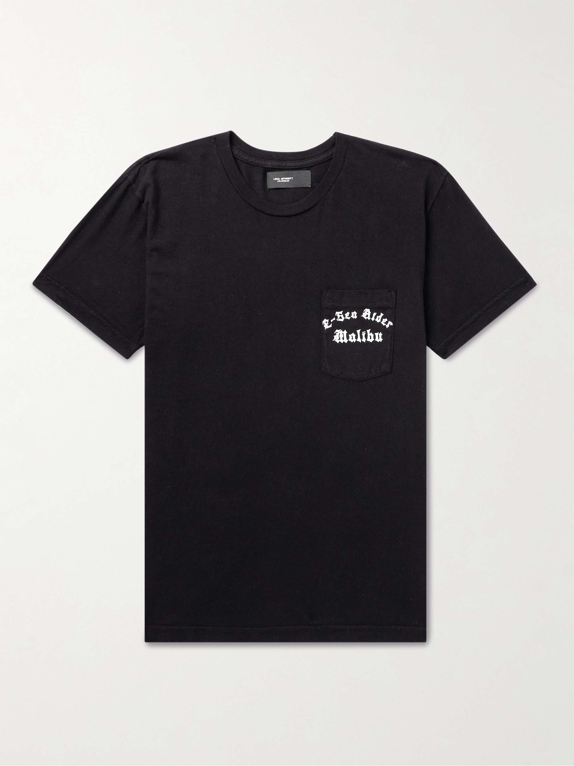 LOCAL AUTHORITY LA E-Sea Rider Printed Cotton-Jersey T-Shirt for Men ...