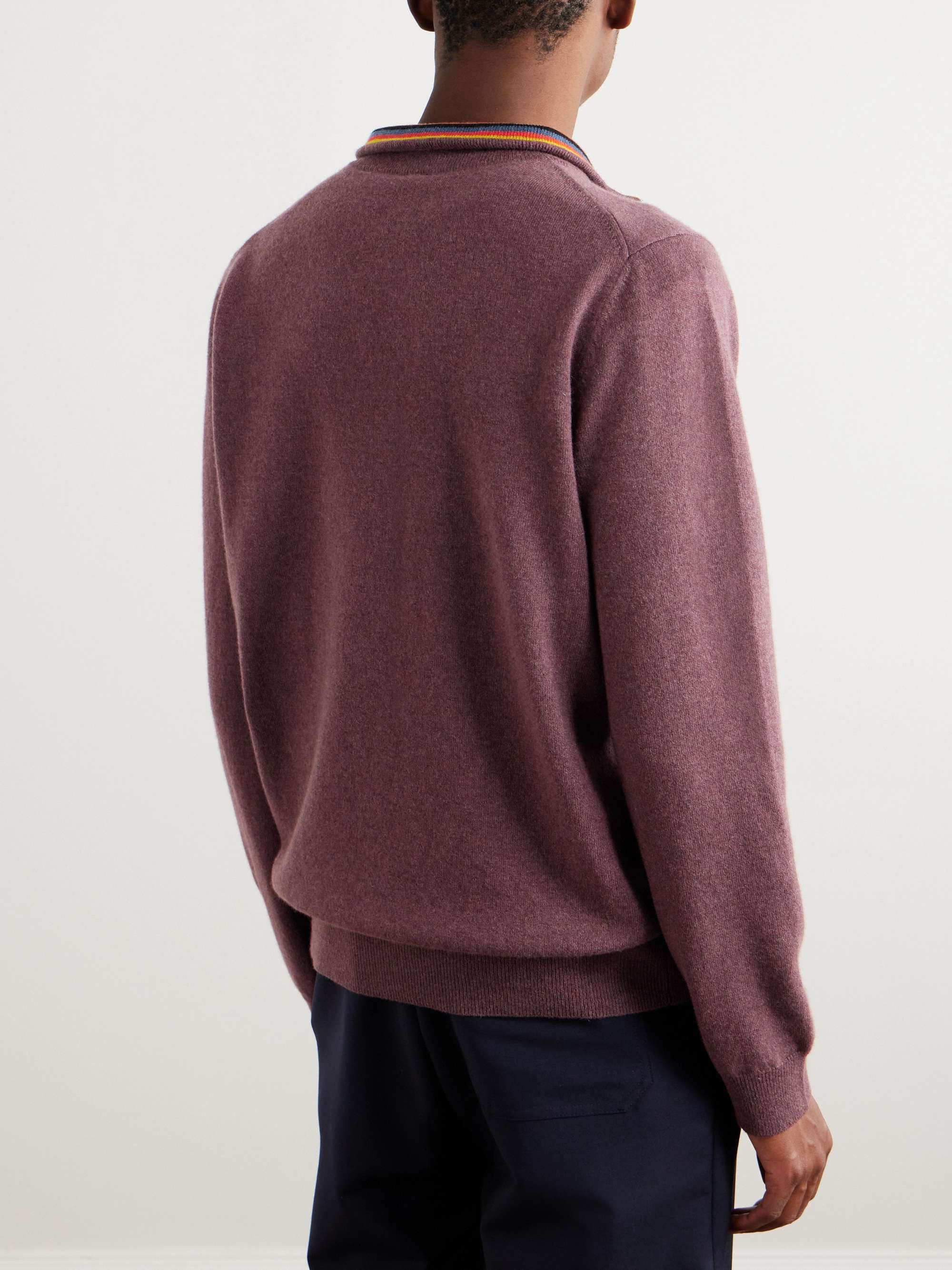 PAUL SMITH Cashmere Half-Zip Sweater for Men | MR PORTER