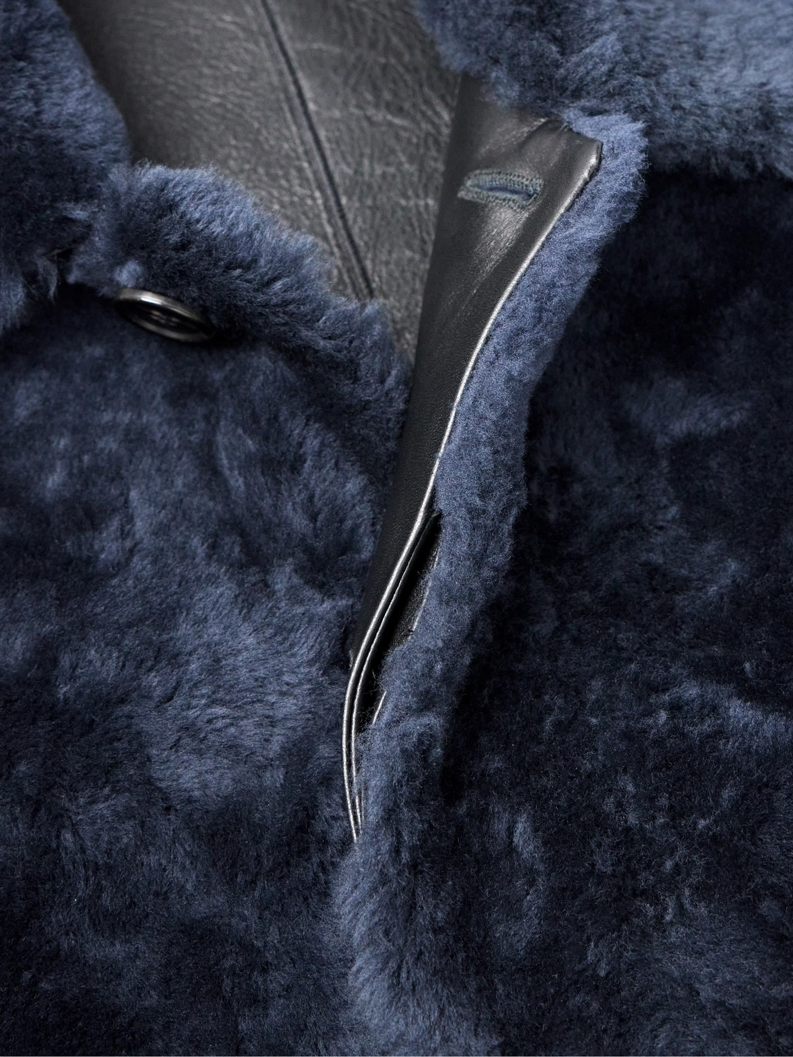  Paul Smith - Shearling Jacket - Men - Blue - S 