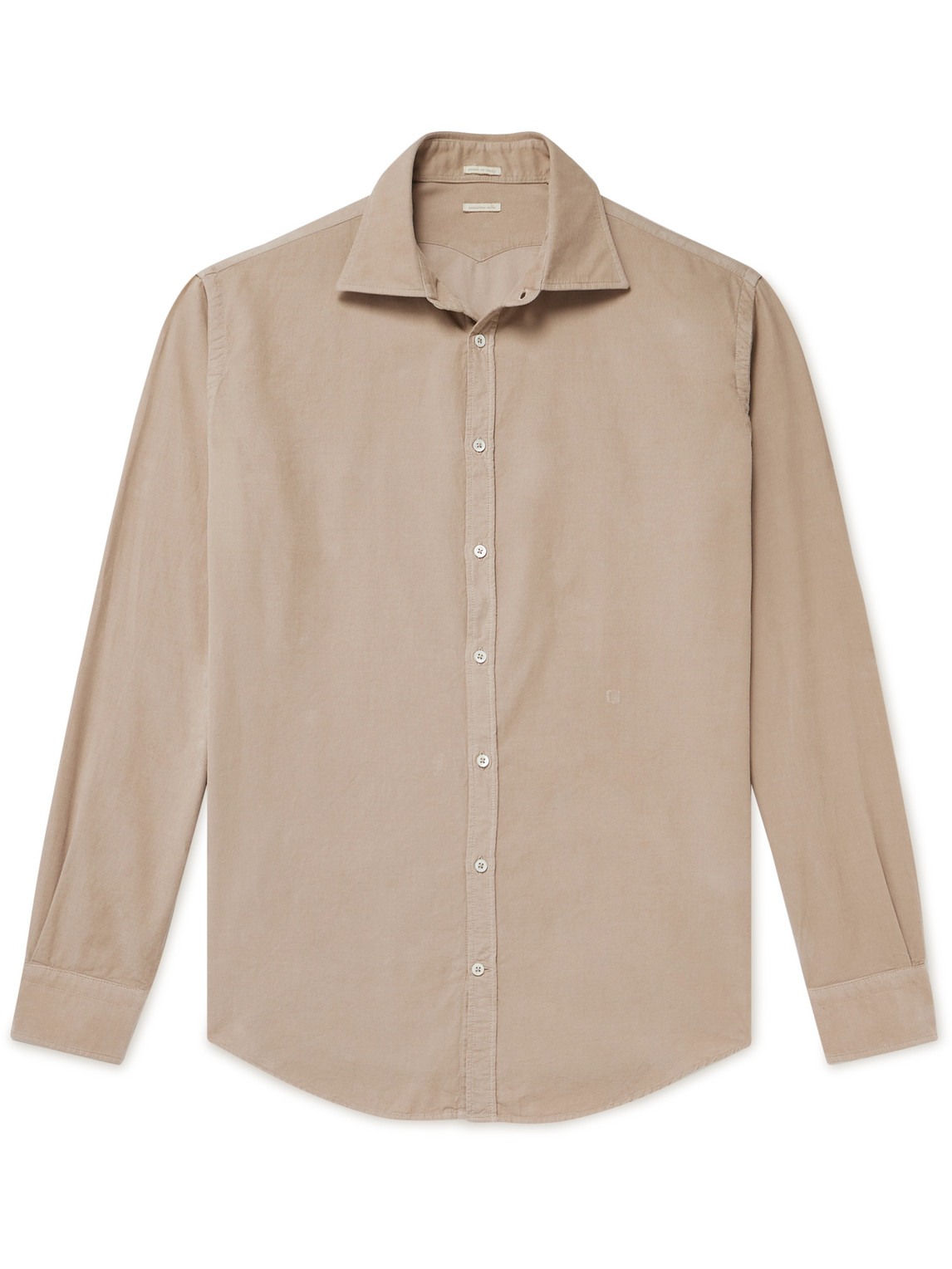 Genova Brushed Cotton-Corduroy Shirt