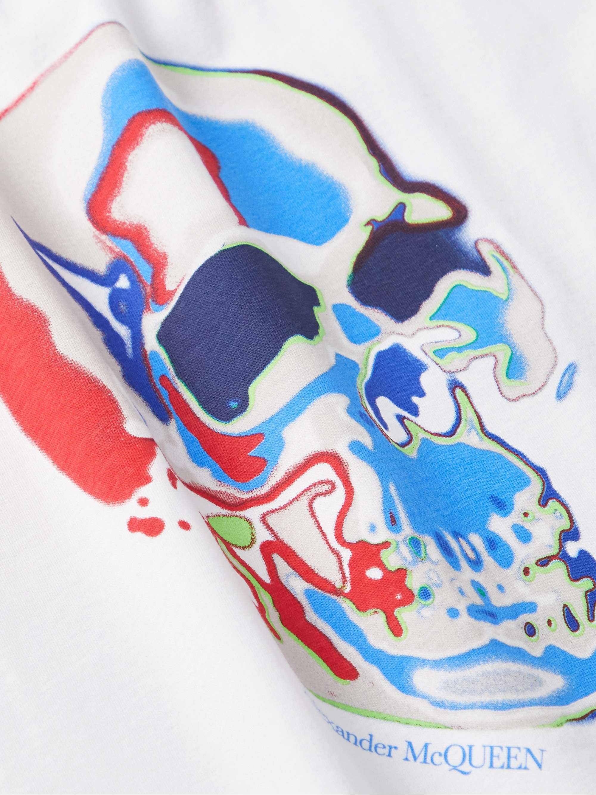 ALEXANDER MCQUEEN Printed Cotton-Jersey T-Shirt