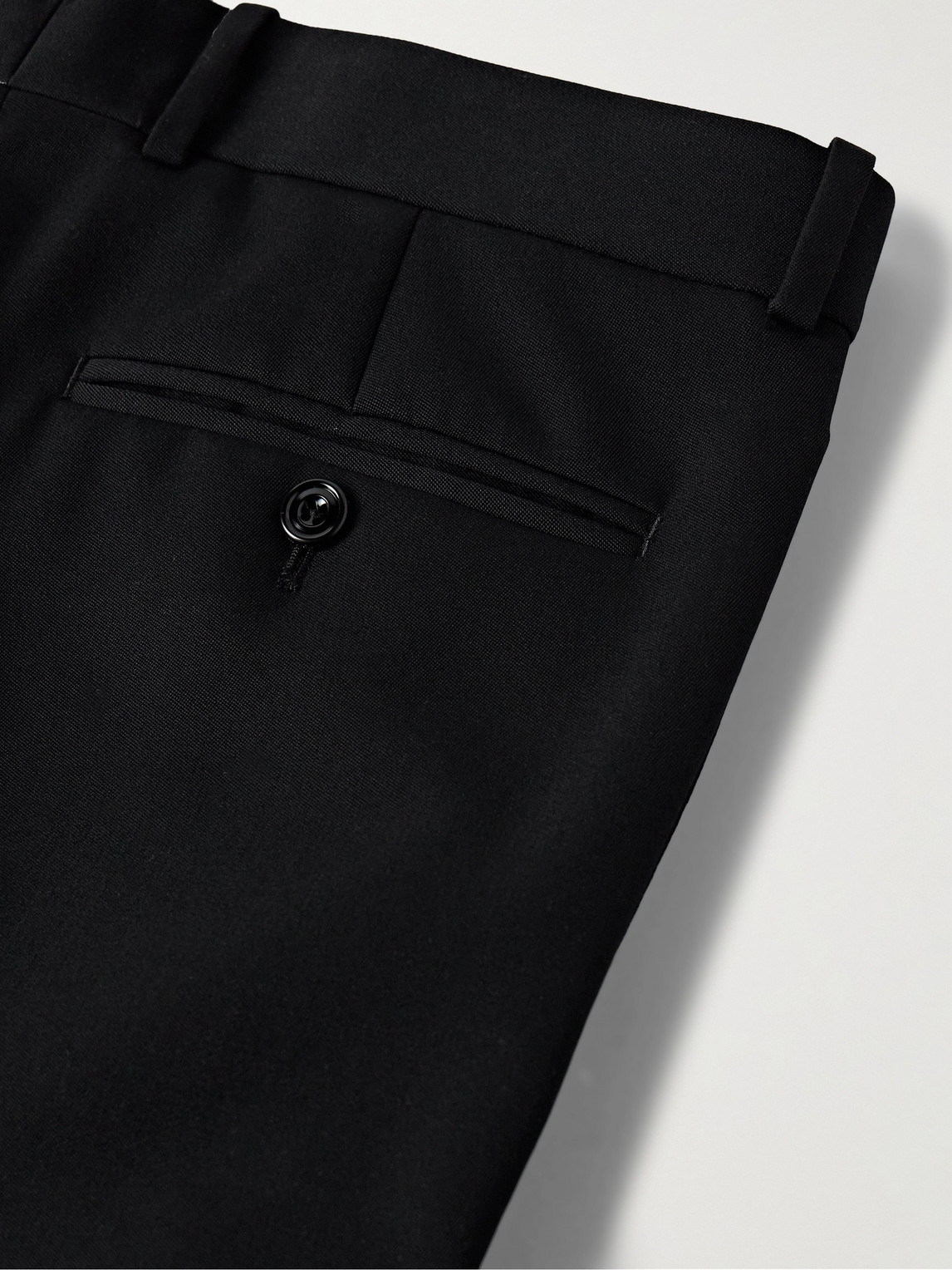 Alexander Mcqueen Black Wool Trousers