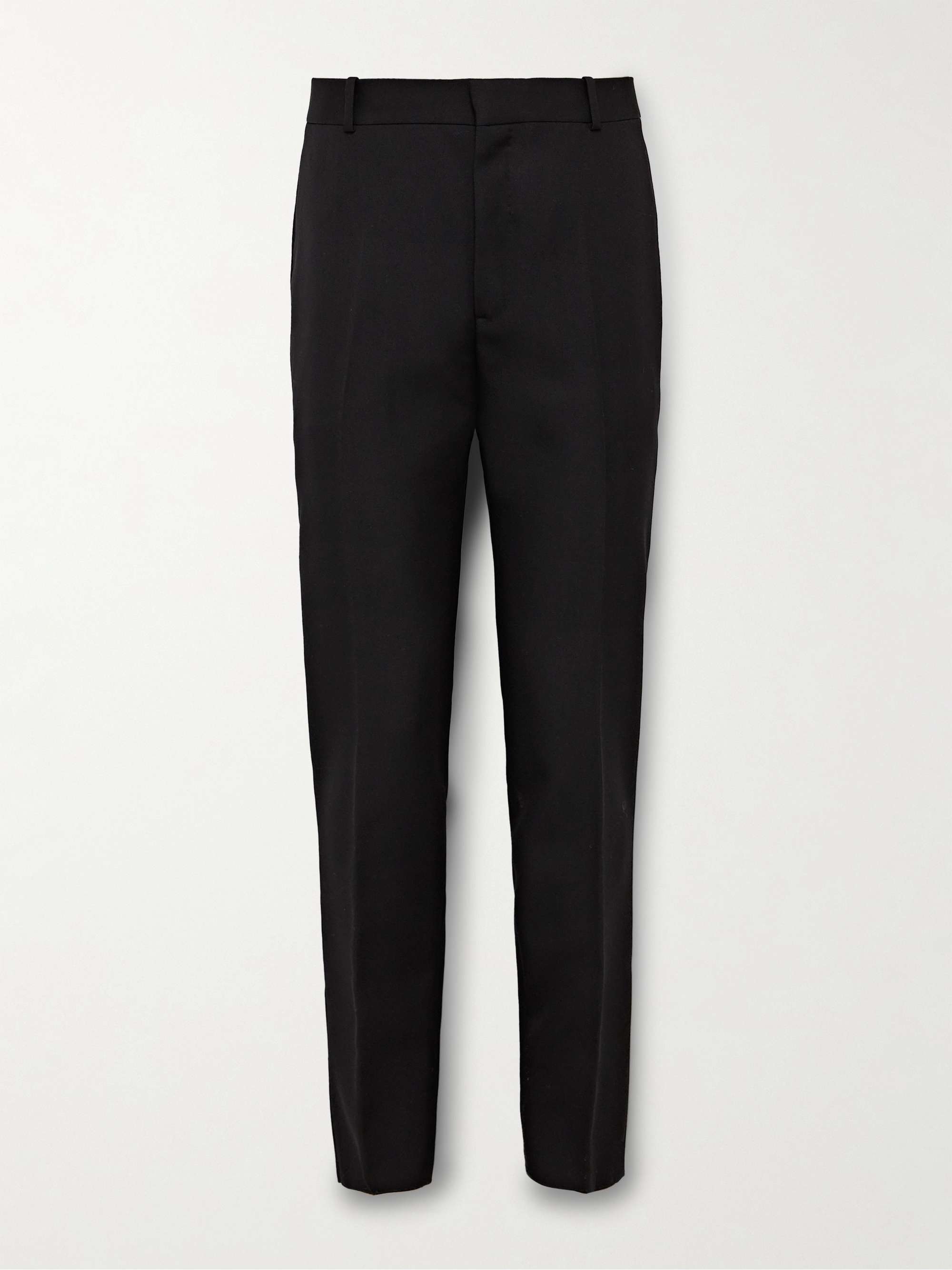 Luxurious Wool Medium Grey Suit Pants – Tomasso Black