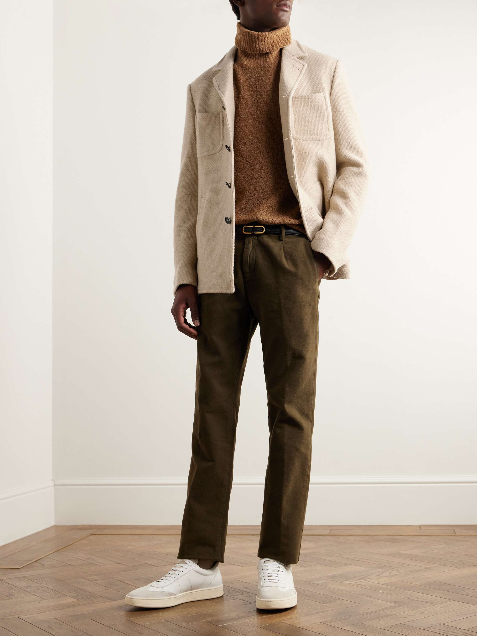 MASSIMO ALBA Solex Woven Wool Jacket for Men | MR PORTER