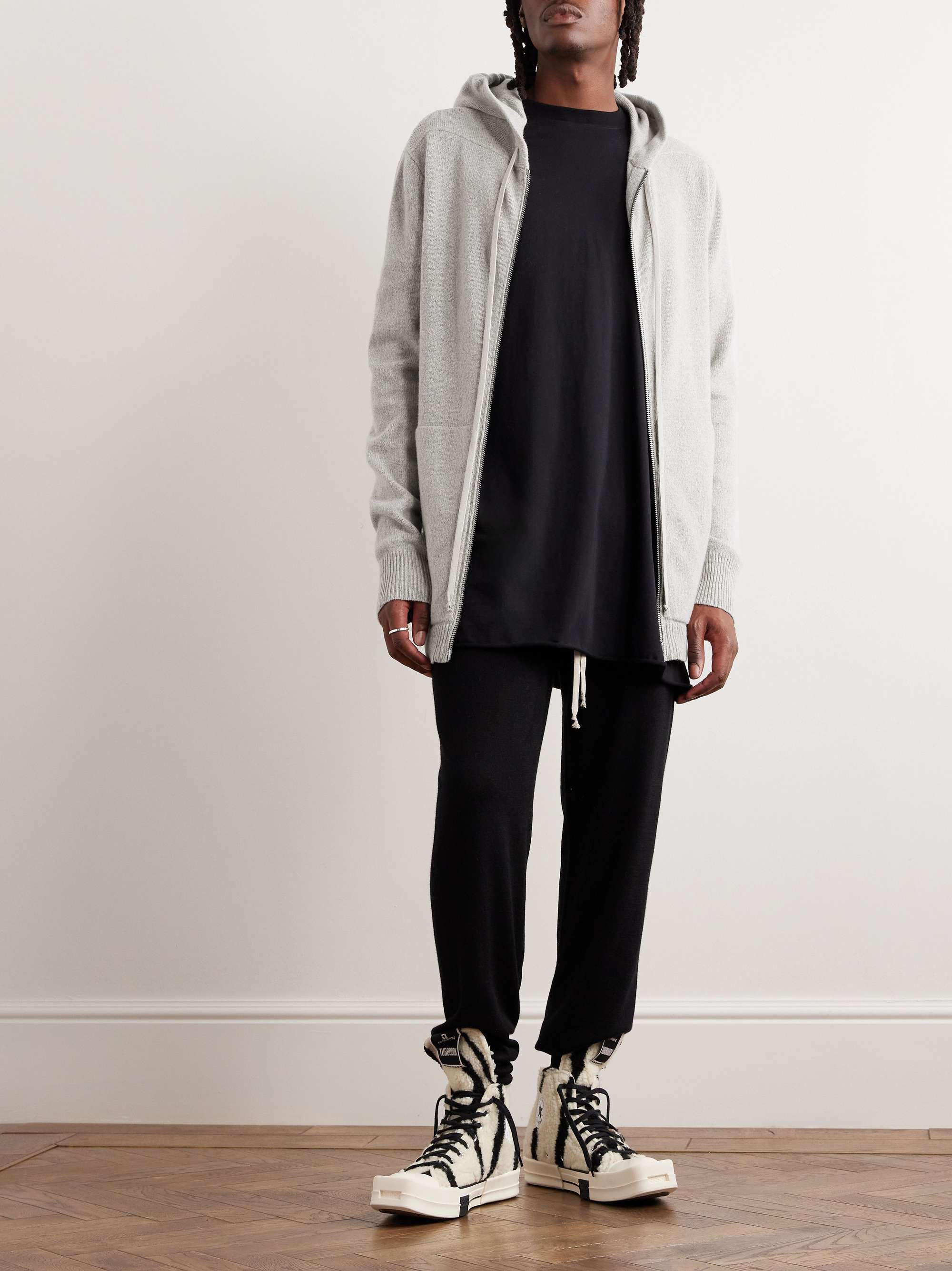 Rick Owens Cashmere hoodie