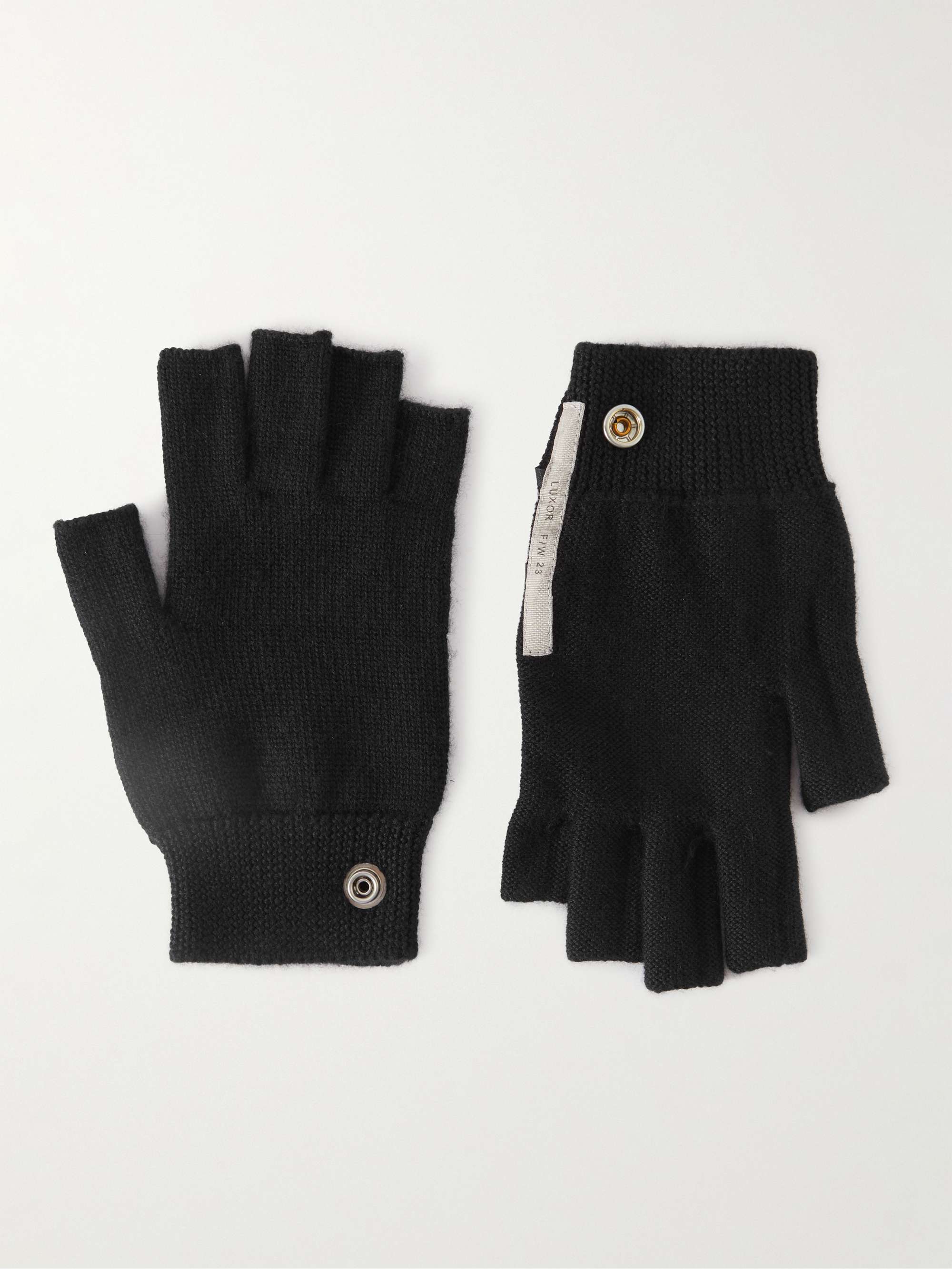 RICK OWENS Fingerless Cashmere Gloves for Men | MR PORTER