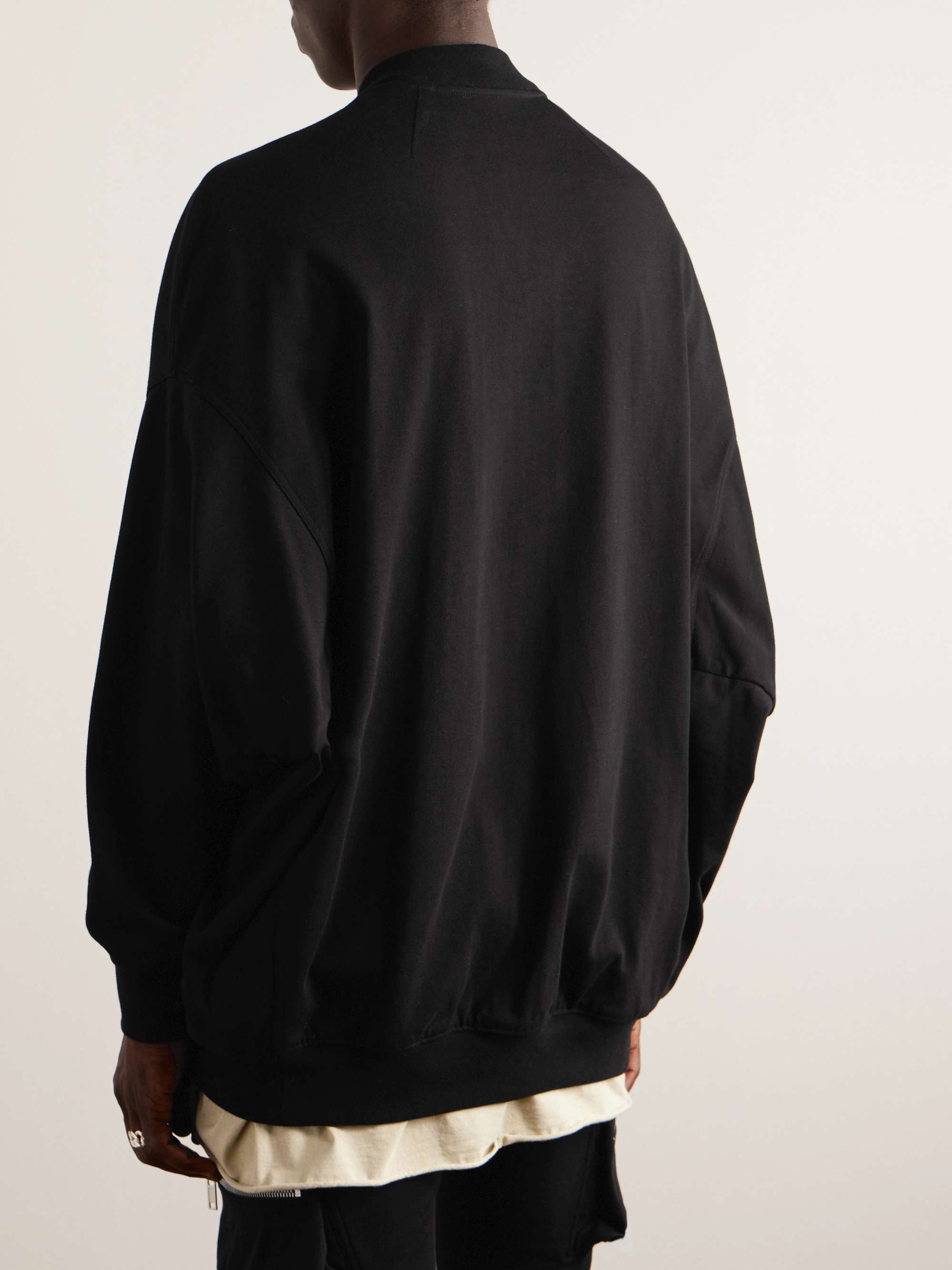 RICK OWENS Jumbo Peter Cotton-Jersey Bomber Jacket for Men | MR PORTER