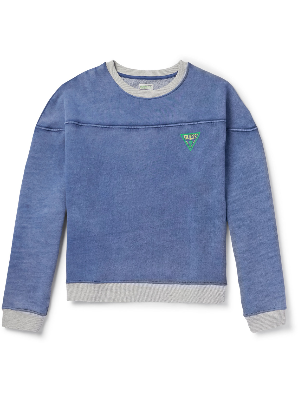 Guess USA Printed Cotton-Blend Jersey Sweatshirt
