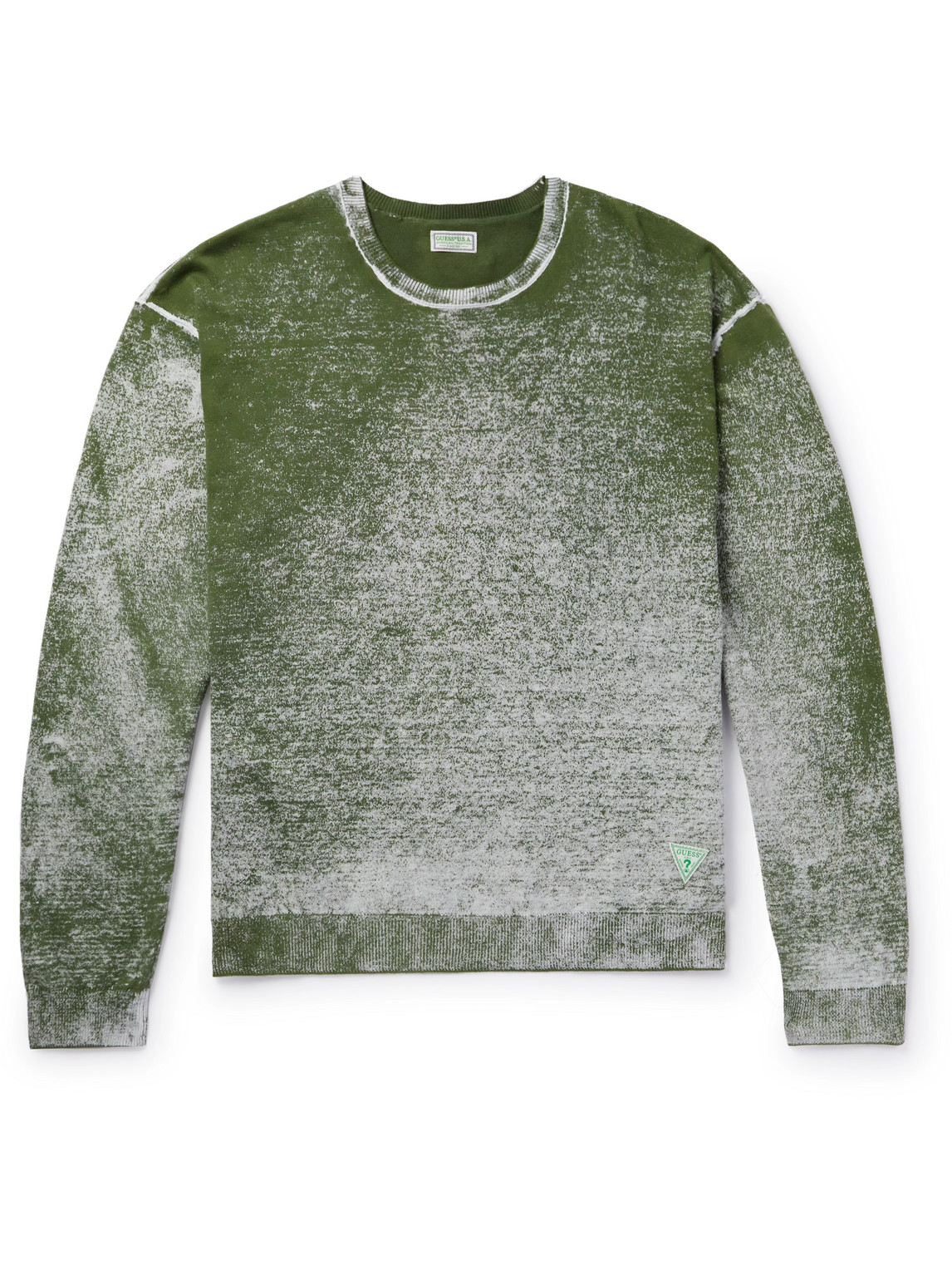 Guess USA Dégradé Cotton-Jersey Sweatshirt
