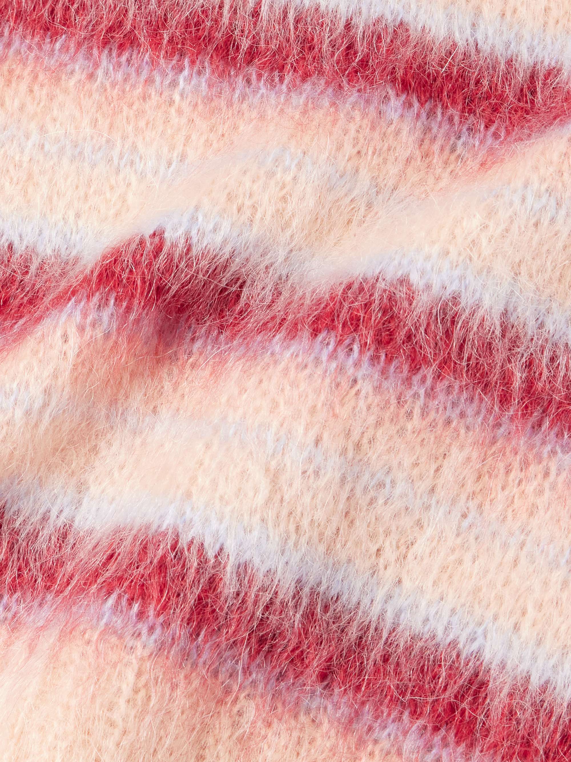 MARNI Striped Mohair-Blend Sweater