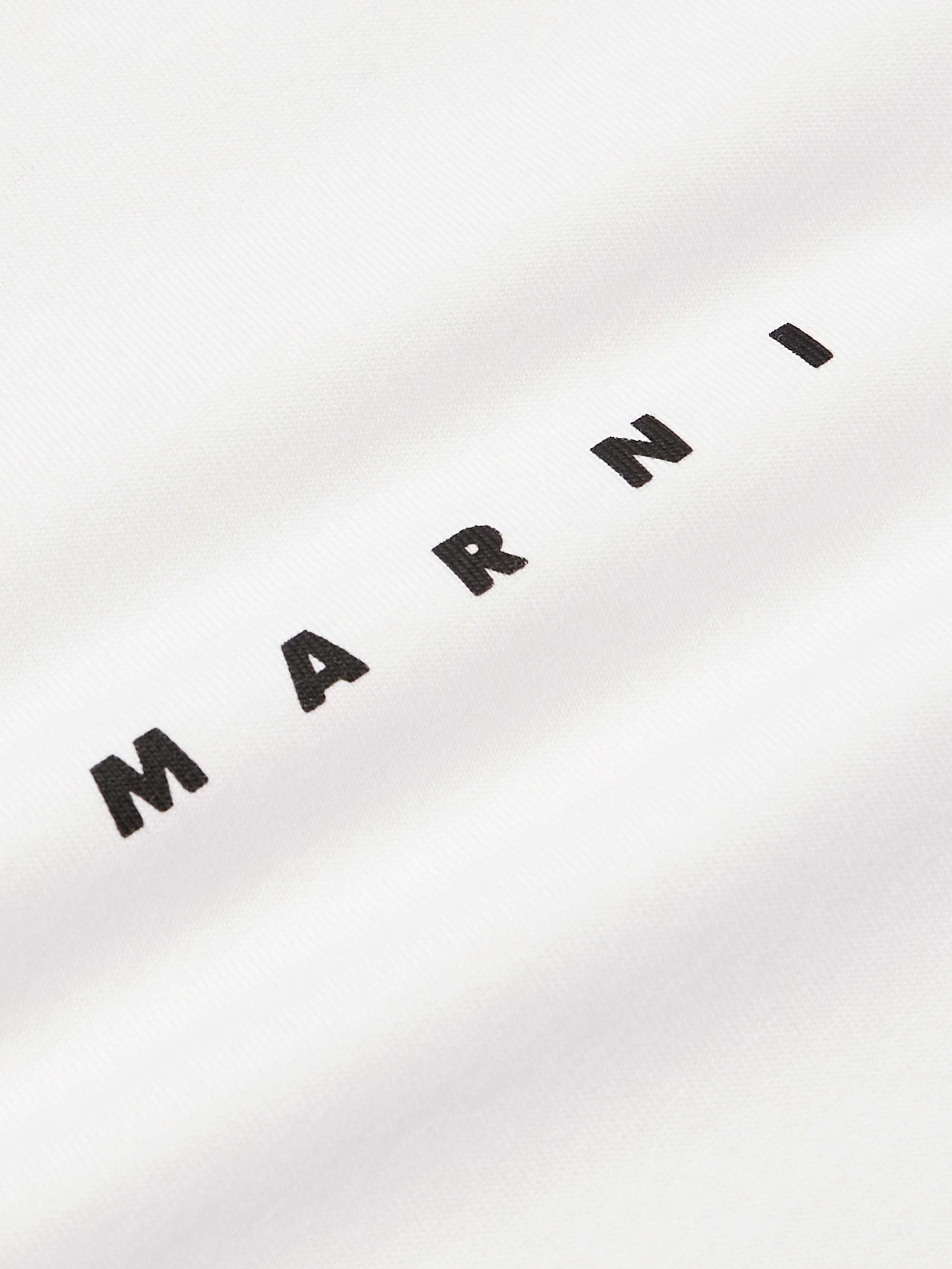 MARNI Logo-Print Cotton-Jersey T-Shirt