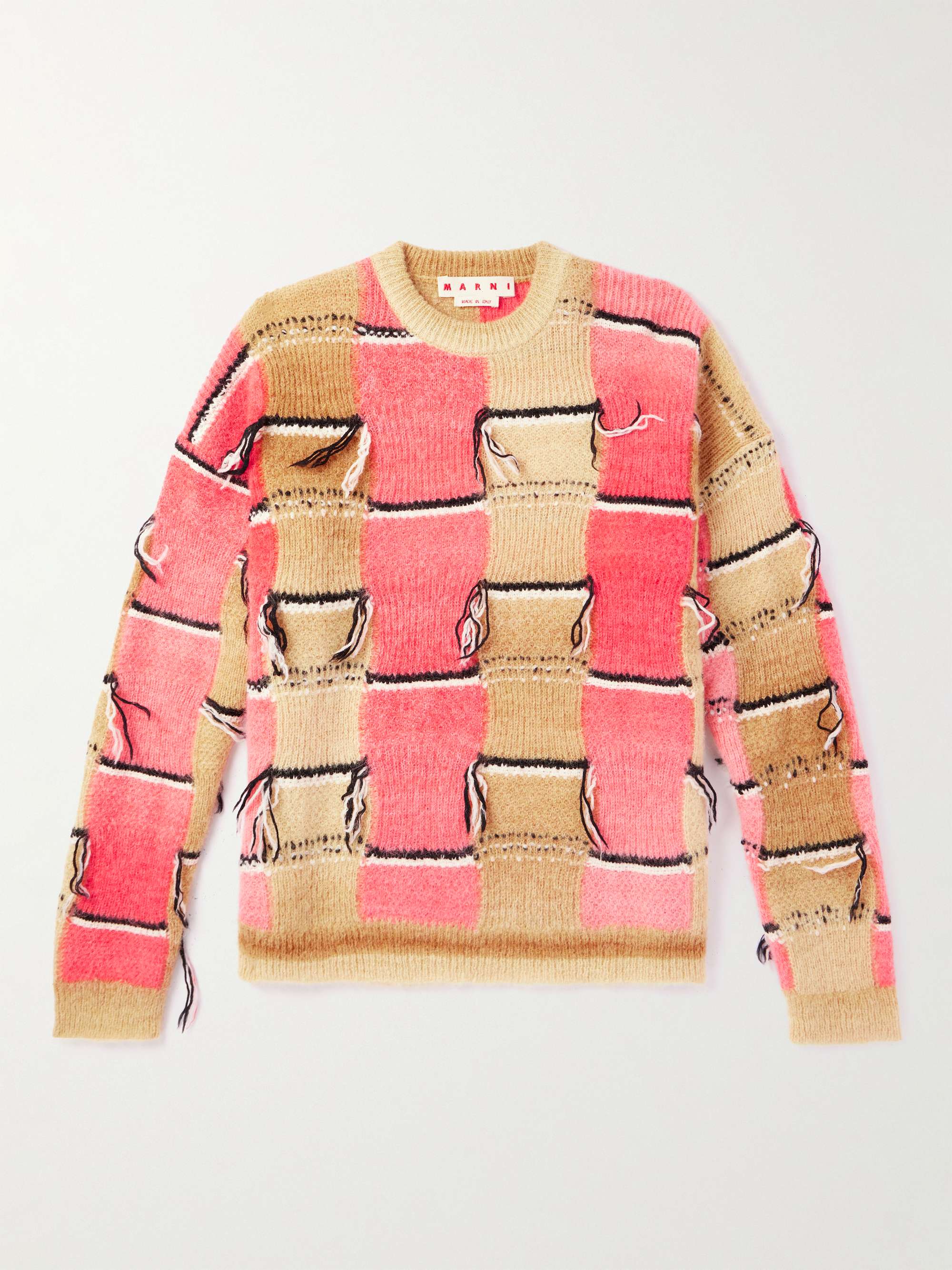 Marni Pink Striped Sweater