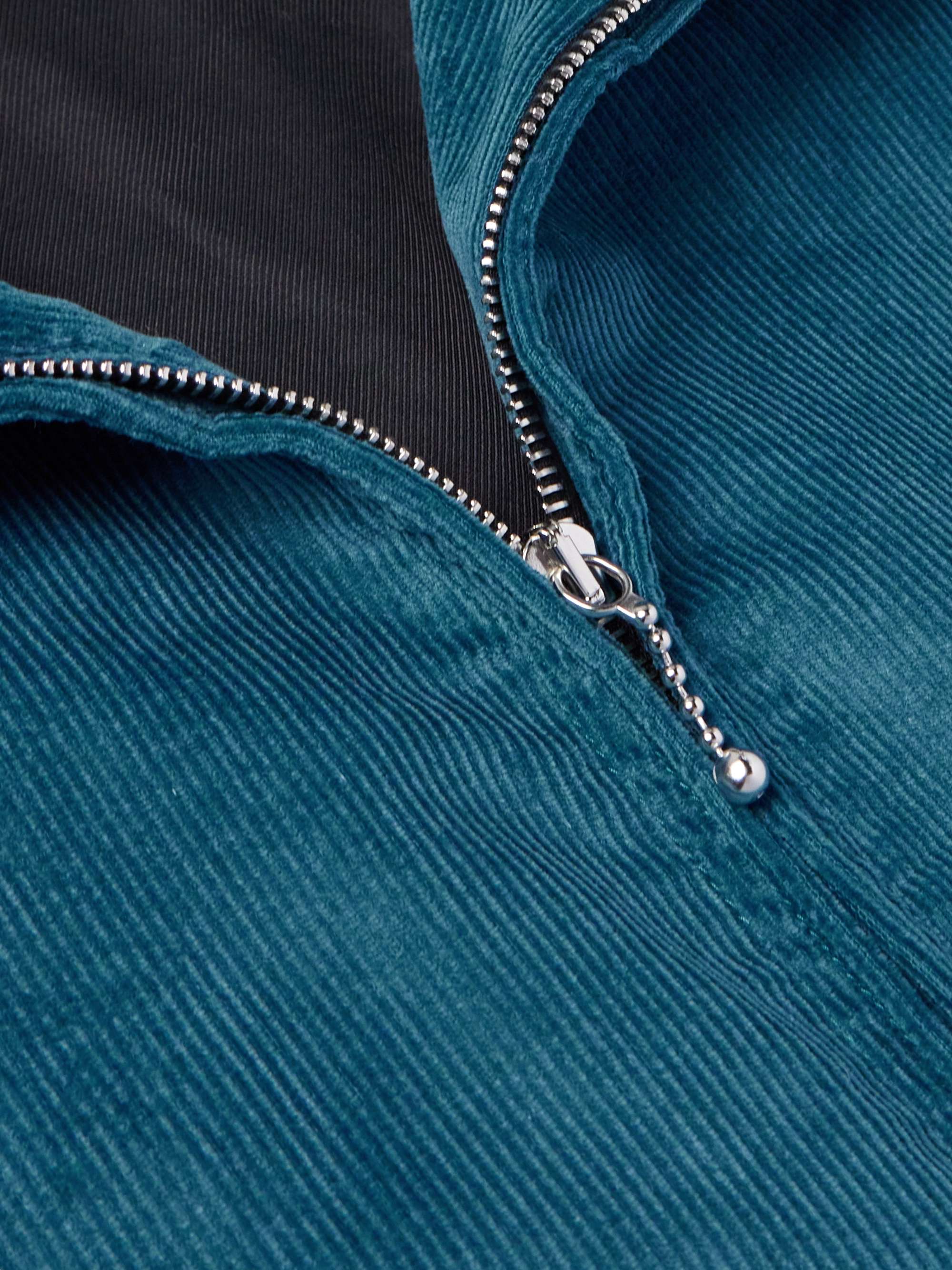 Blue Two-Tone Cotton-Corduroy Track Jacket | MARNI | MR PORTER Blue Two-Tone Cotton-Corduroy Track Jacket | MARNI | MR PORTER