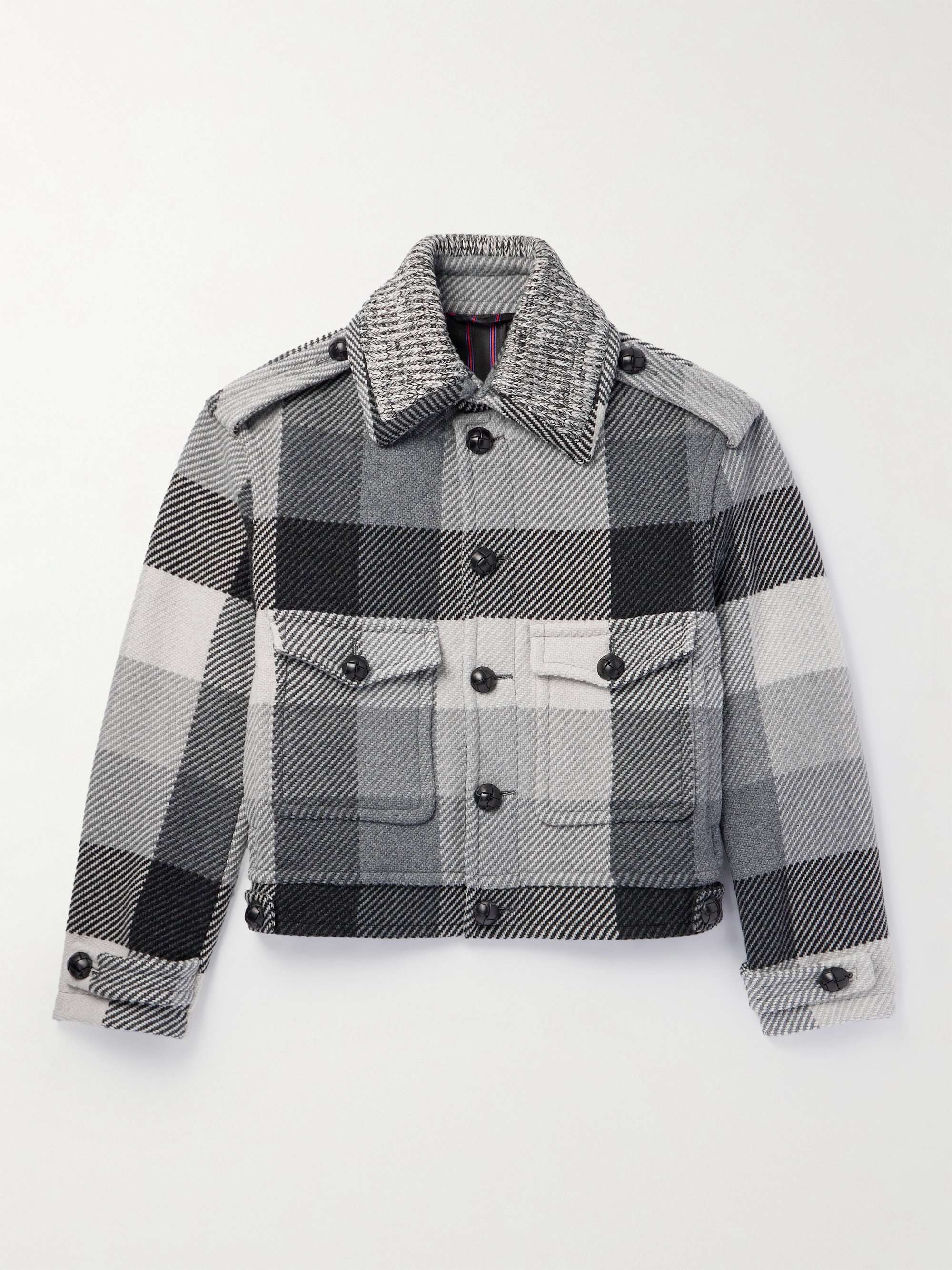 ETRO Checked Wool-Blend Twill Jacket for Men | MR PORTER