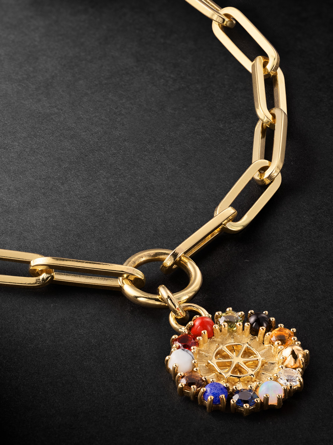FOUNDRAE AETHER 18-KARAT GOLD MULTI-STONE BRACELET