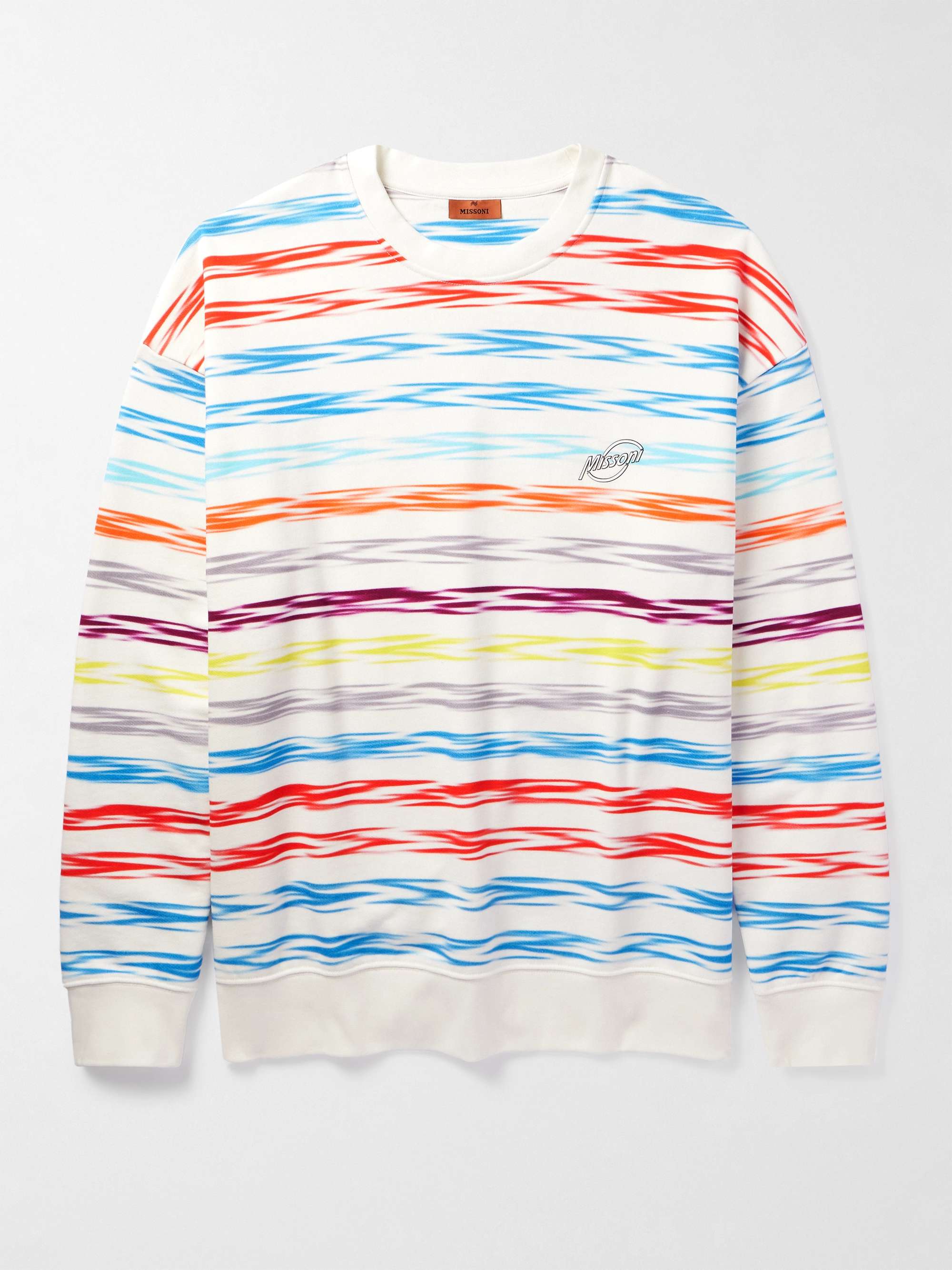 Mens best sale striped sweatshirt