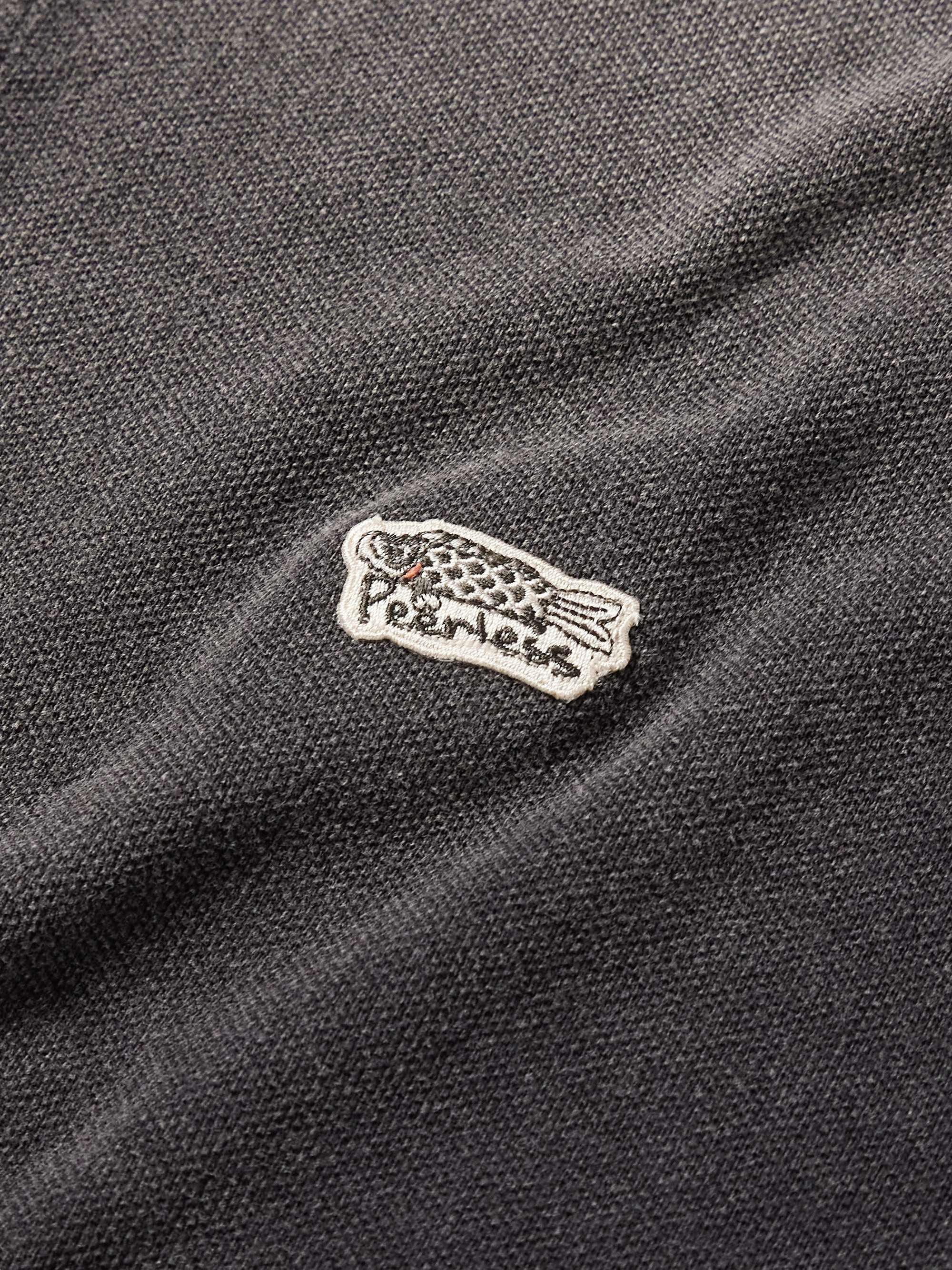 VISVIM Jumbo Weller Logo-Appliquéd Cotton-Piqué Polo Shirt