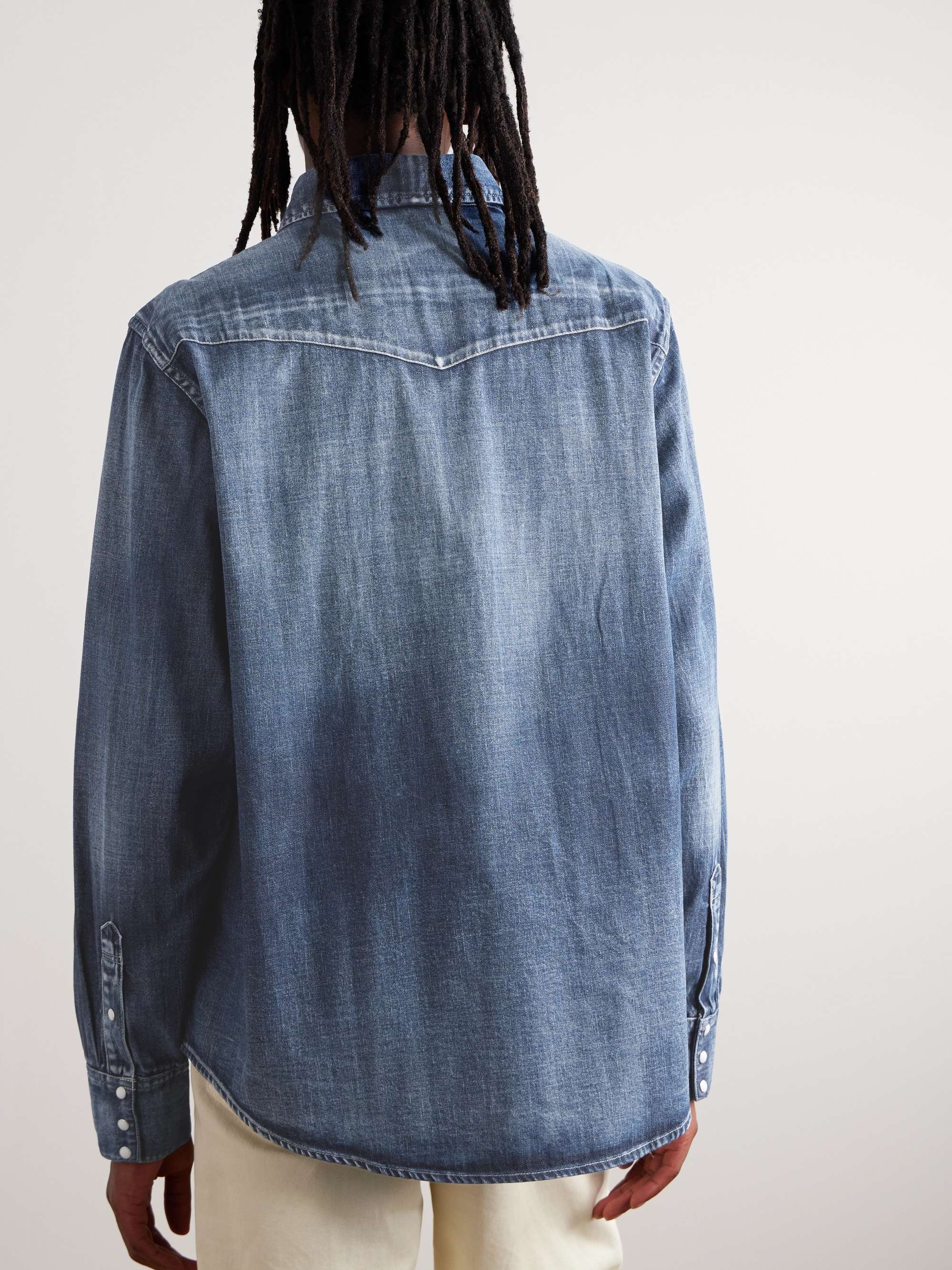 VISVIM Social Sculpture Denim Western Shirt