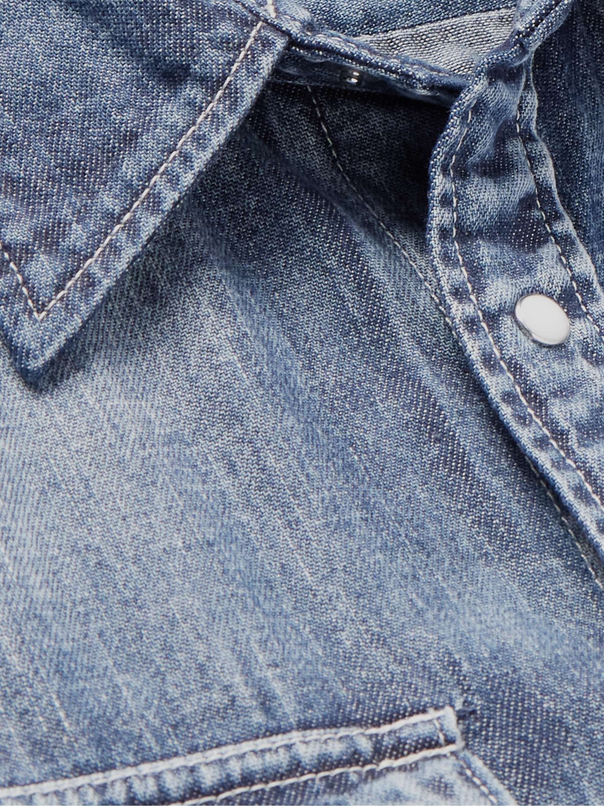VISVIM Social Sculpture Denim Western Shirt
