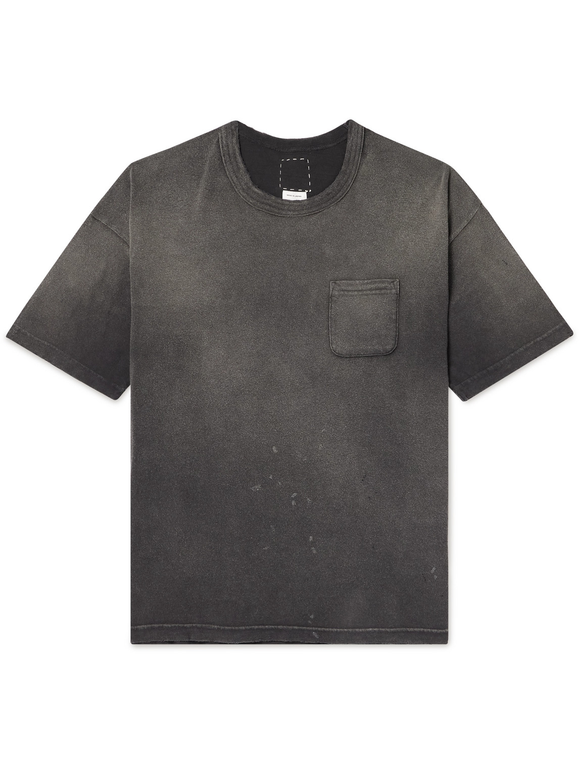Jumbo Distressed Cotton-Jersey T-Shirt