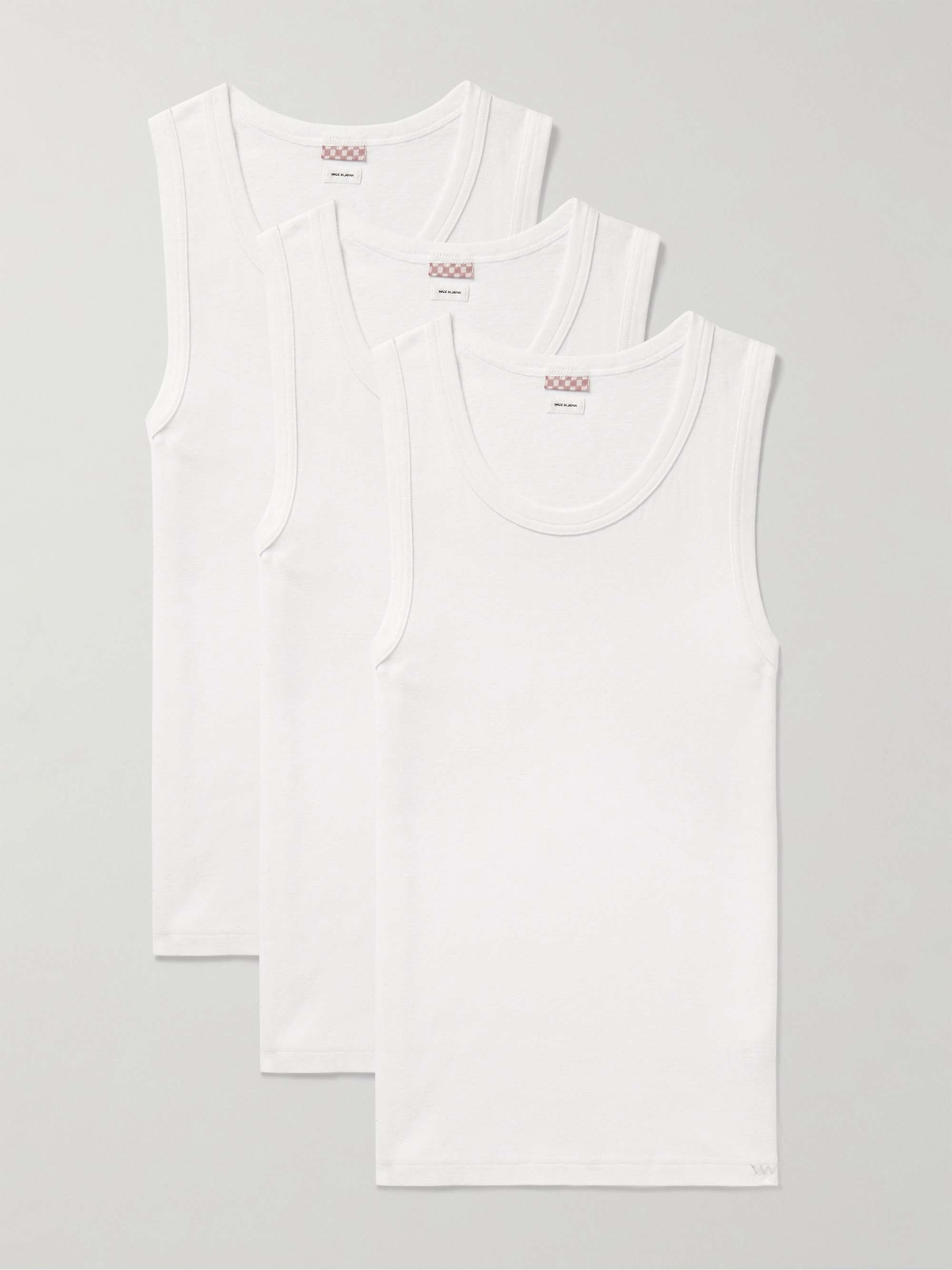 SAINT LAURENT Silk-Crepe Tank Top for Men