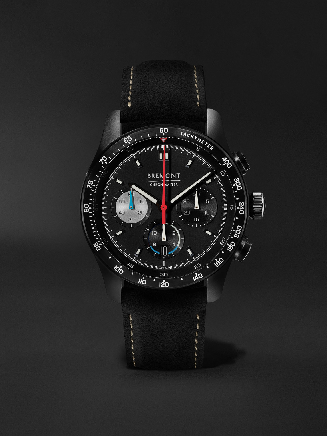Williams Racing WR45 Limited Edition Automatic Chronograph Stainless Steel and Alcantara Watch, Ref. WR-45-R-S