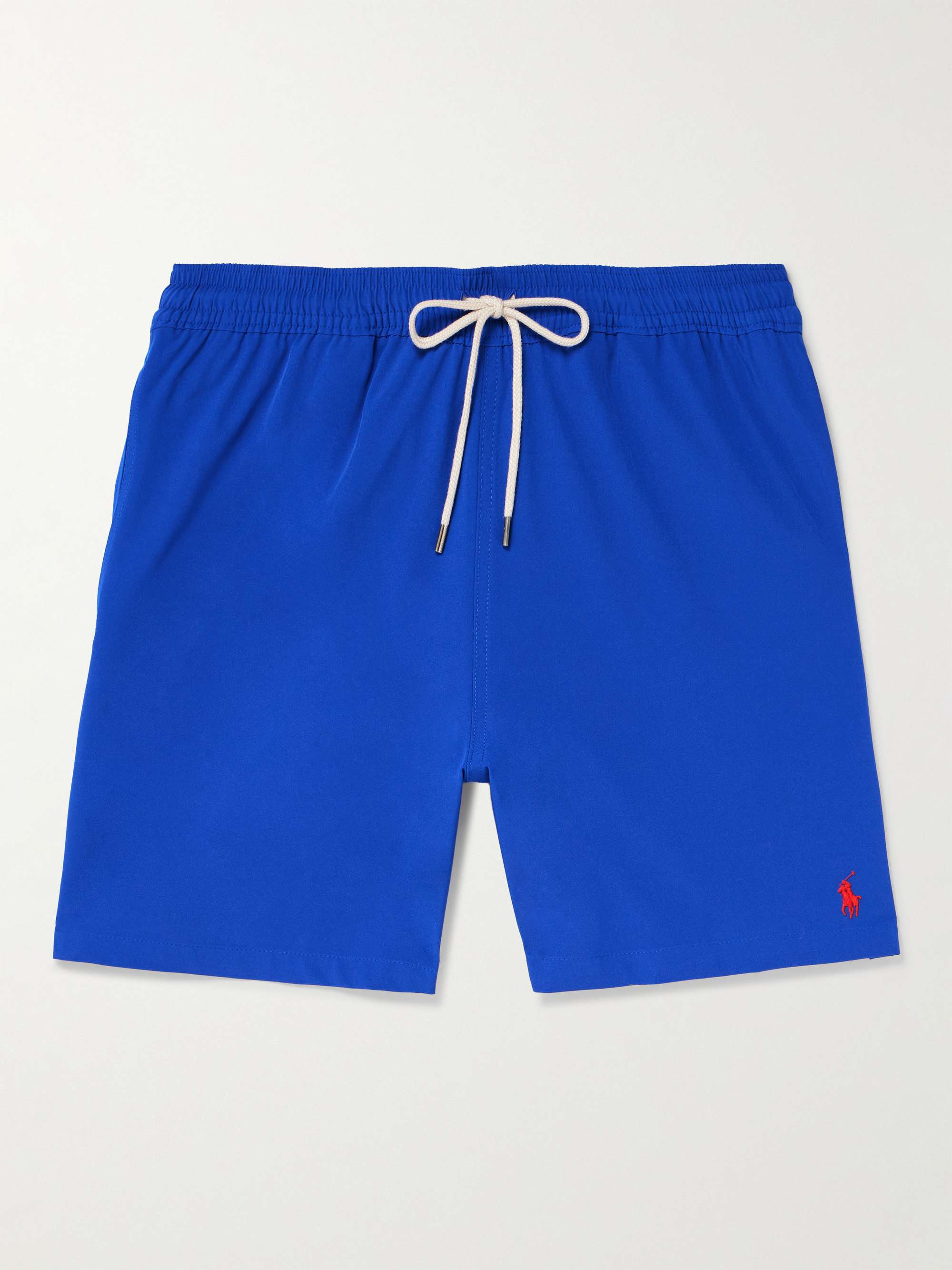 POLO RALPH LAUREN Traveler Straight-Leg Mid-Length Swim Shorts for Men ...