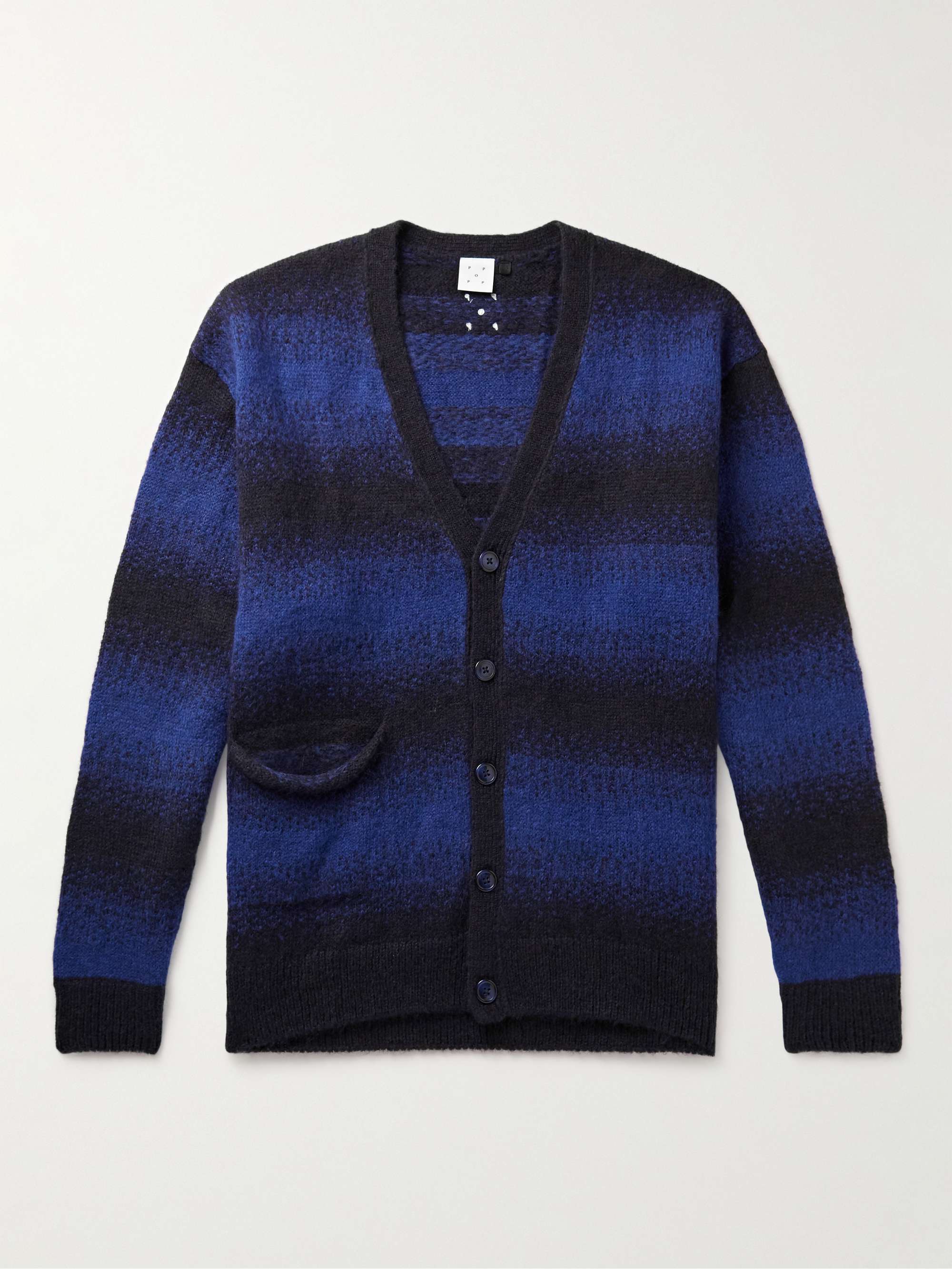 POP TRADING COMPANY Striped Cotton Cardigan for Men | MR PORTER