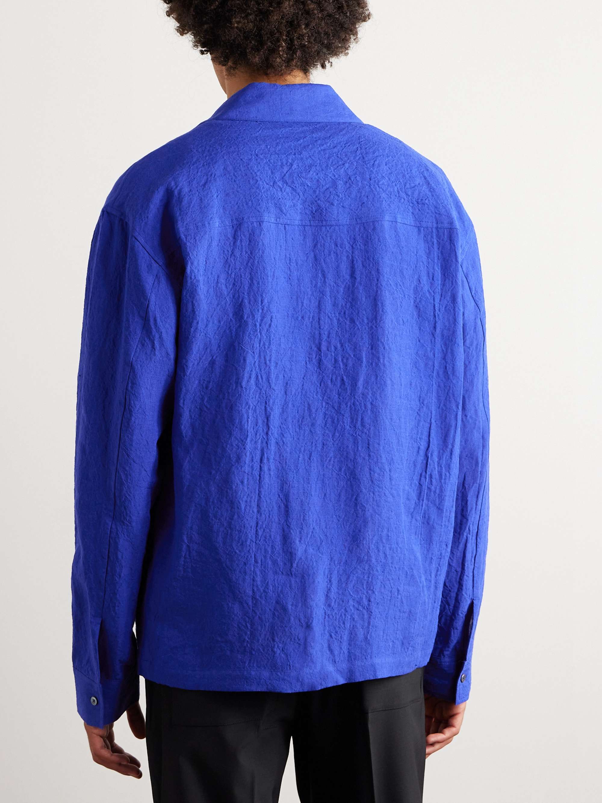 RÓHE Hammered Linen Shirt for Men | MR PORTER