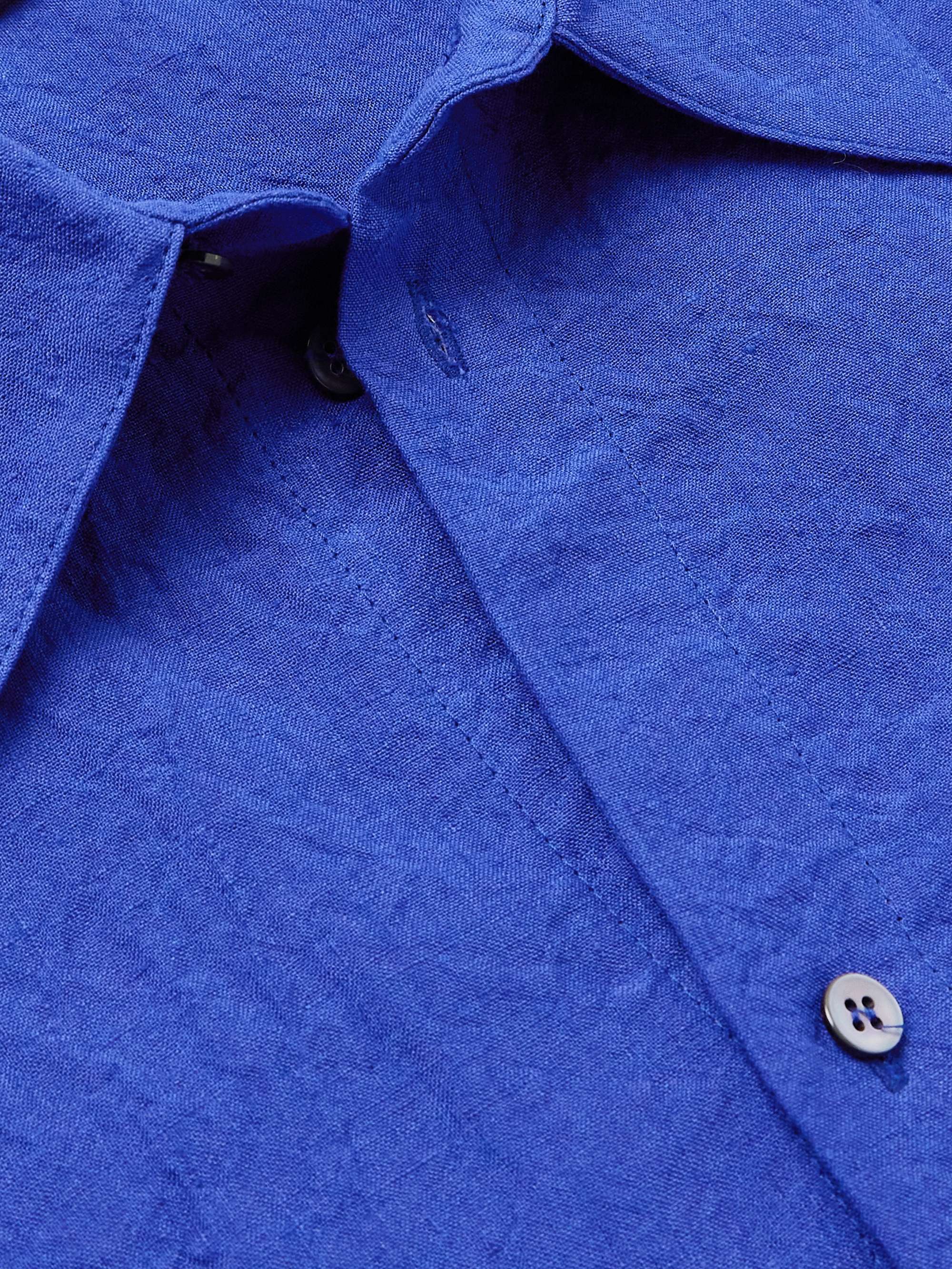 RÓHE Hammered Linen Shirt for Men | MR PORTER
