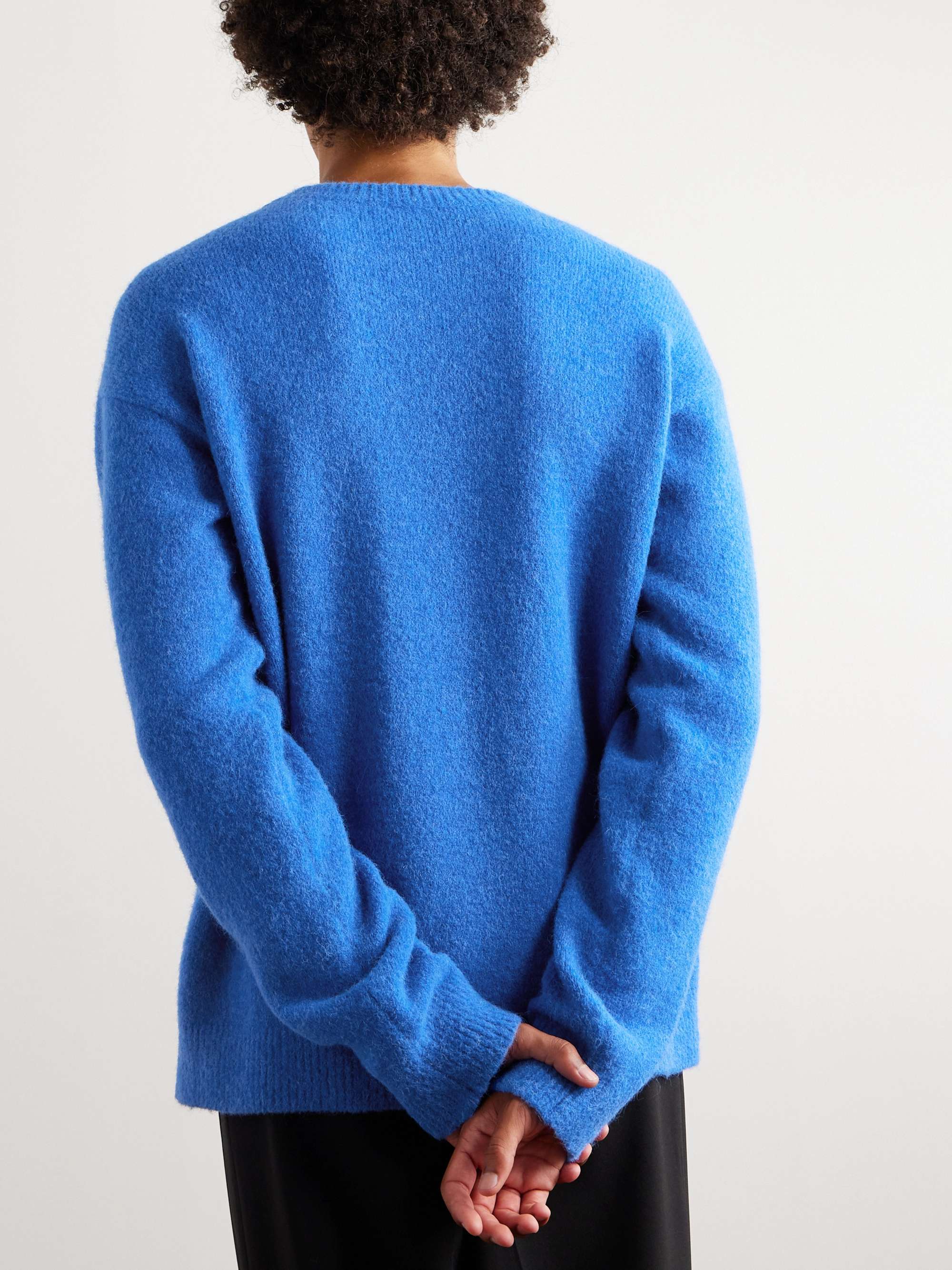 Cobalt blue Stretch-Knit Sweater | RÓHE | MR PORTER