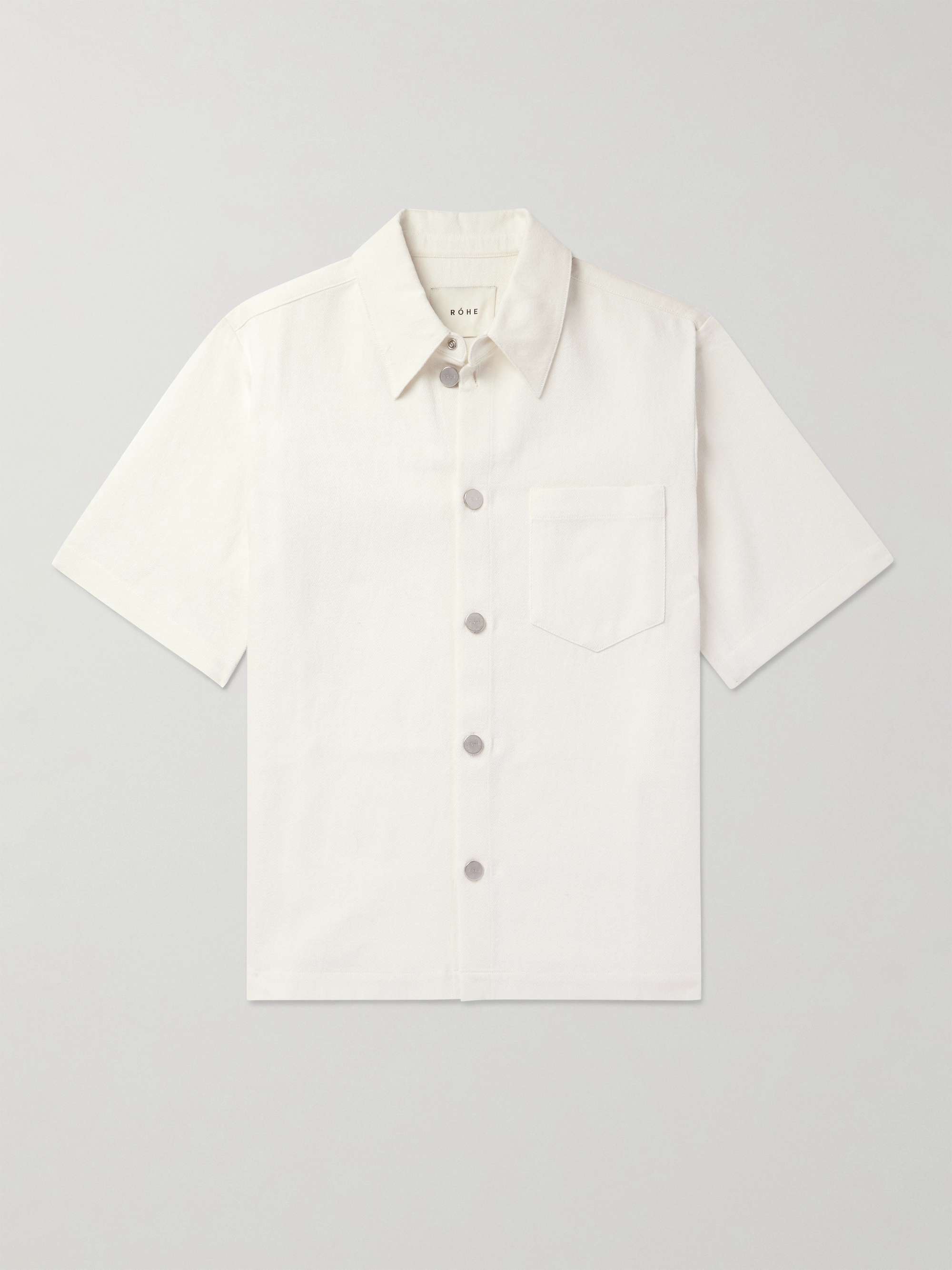 RÓHE Cotton and Linen-Blend Twill Shirt for Men | MR PORTER