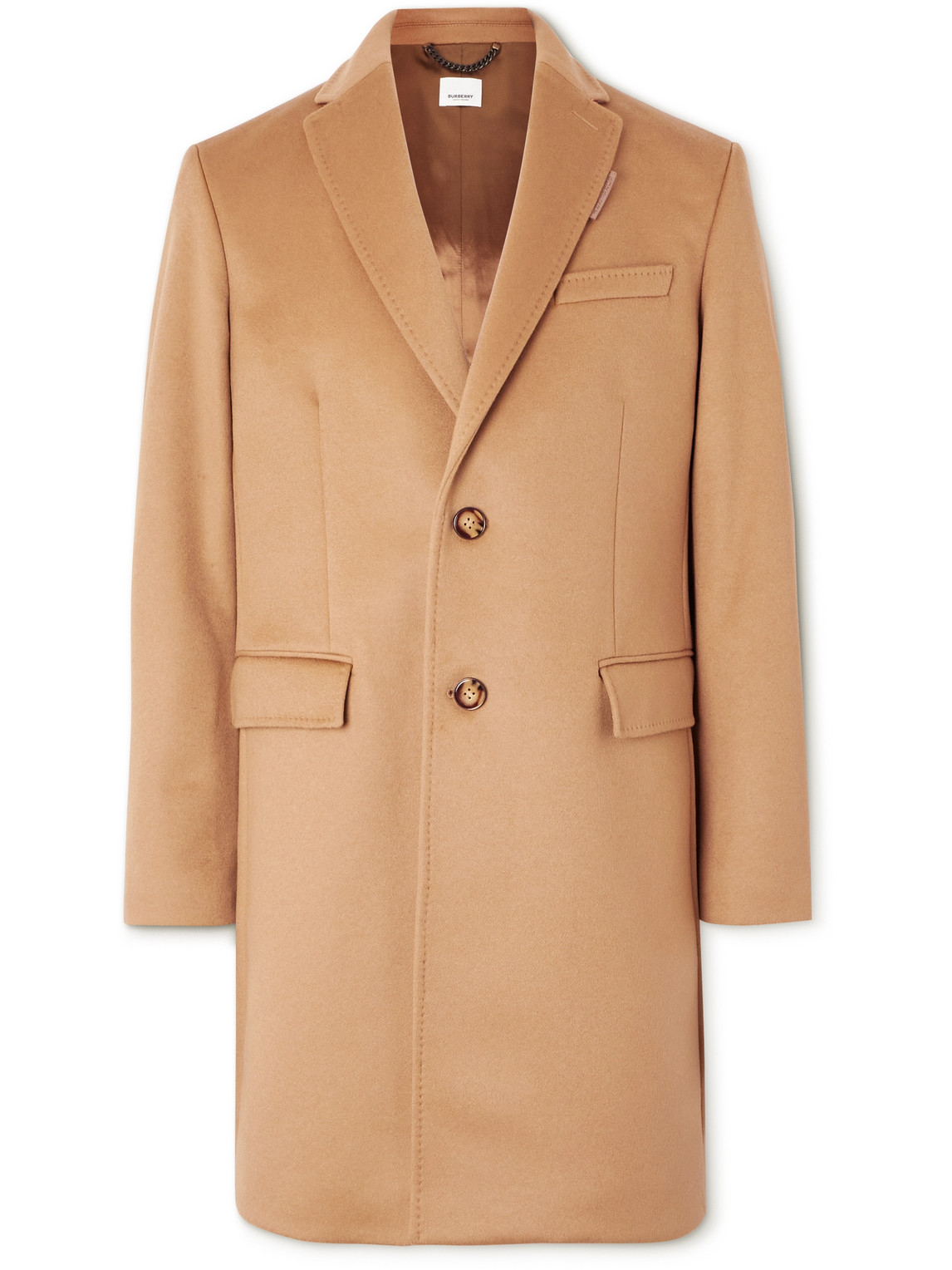 Burberry Virgin Wool And Cashmere-blend Coat In Brown