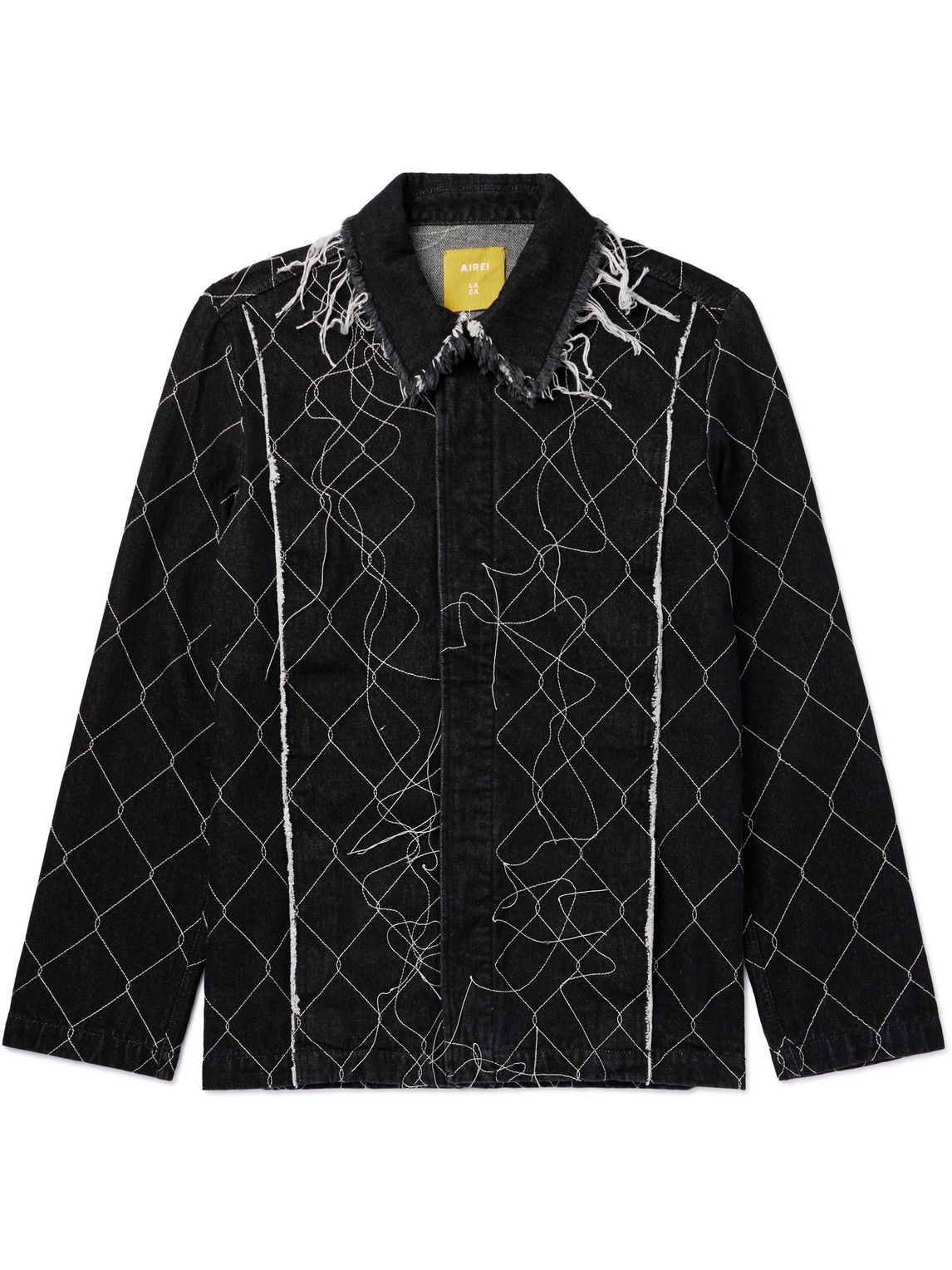 Embroidered Organic Denim Jacket