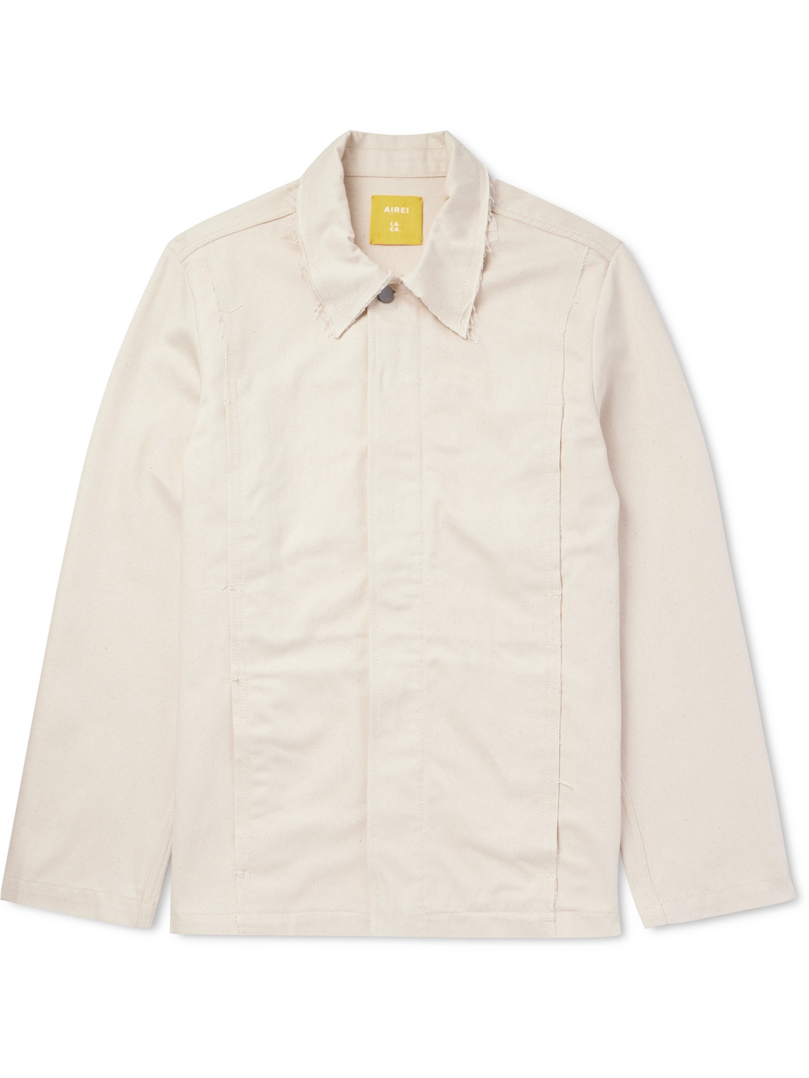 Airei Organic Denim Jacket In Neutrals