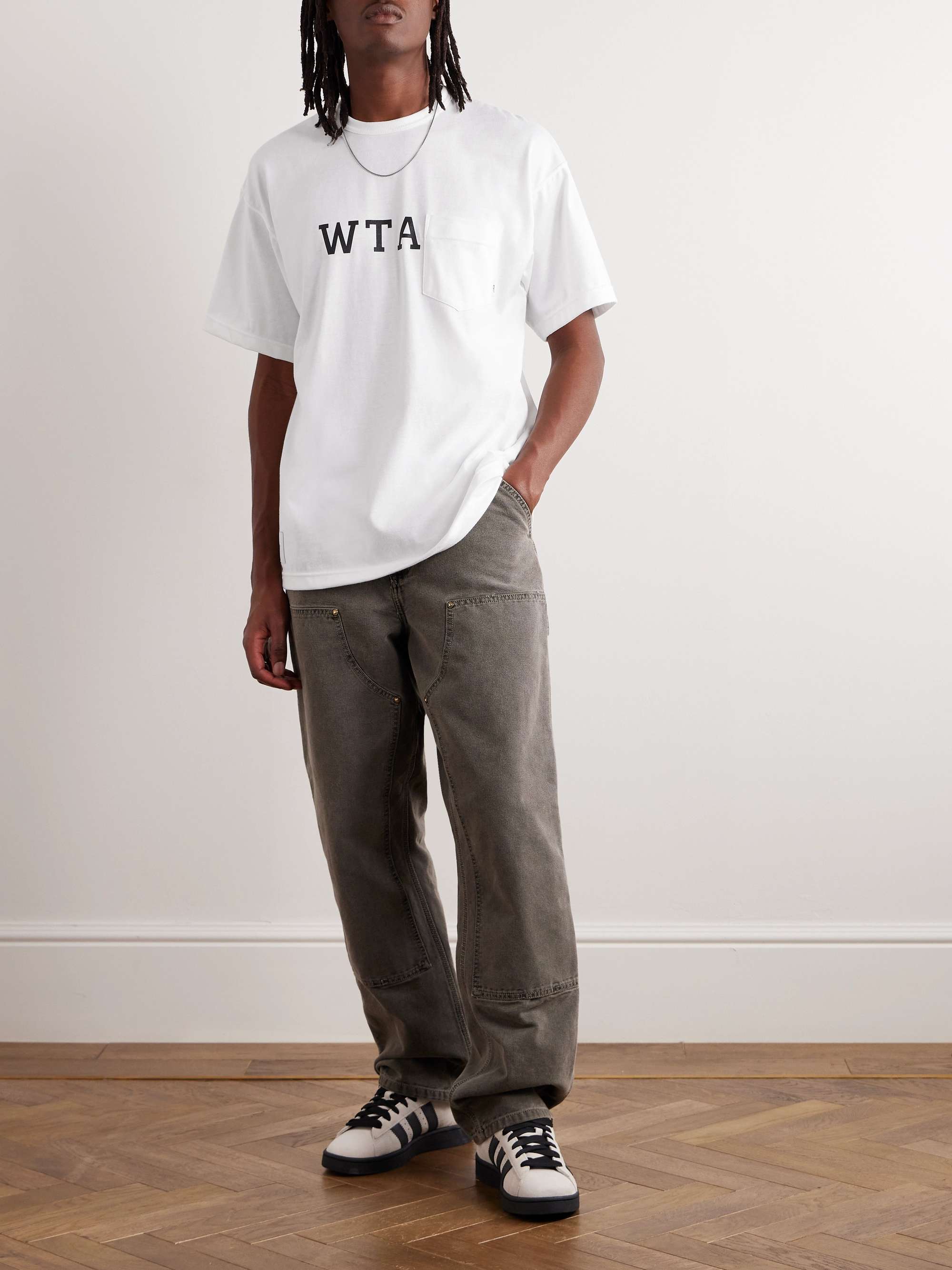Logo-Print Cotton-Blend Jersey T-Shirt