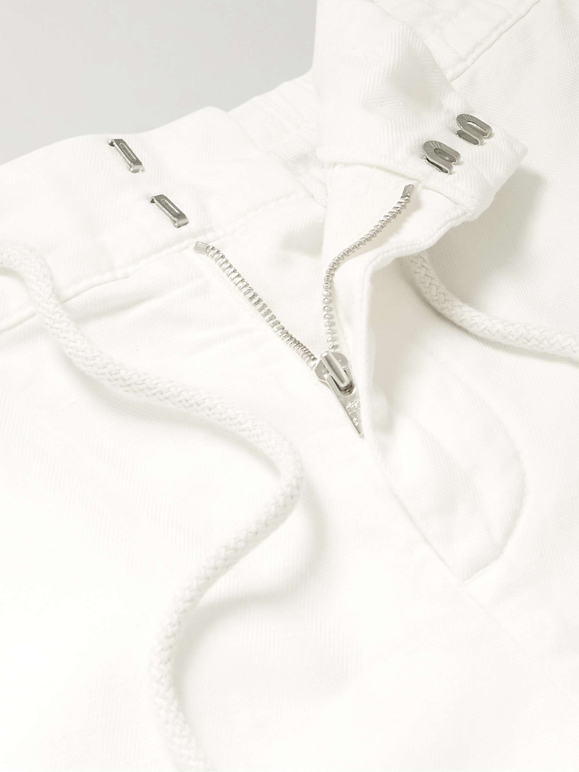 BRUNELLO CUCINELLI Straight-Leg Cotton-Blend Bermuda Shorts