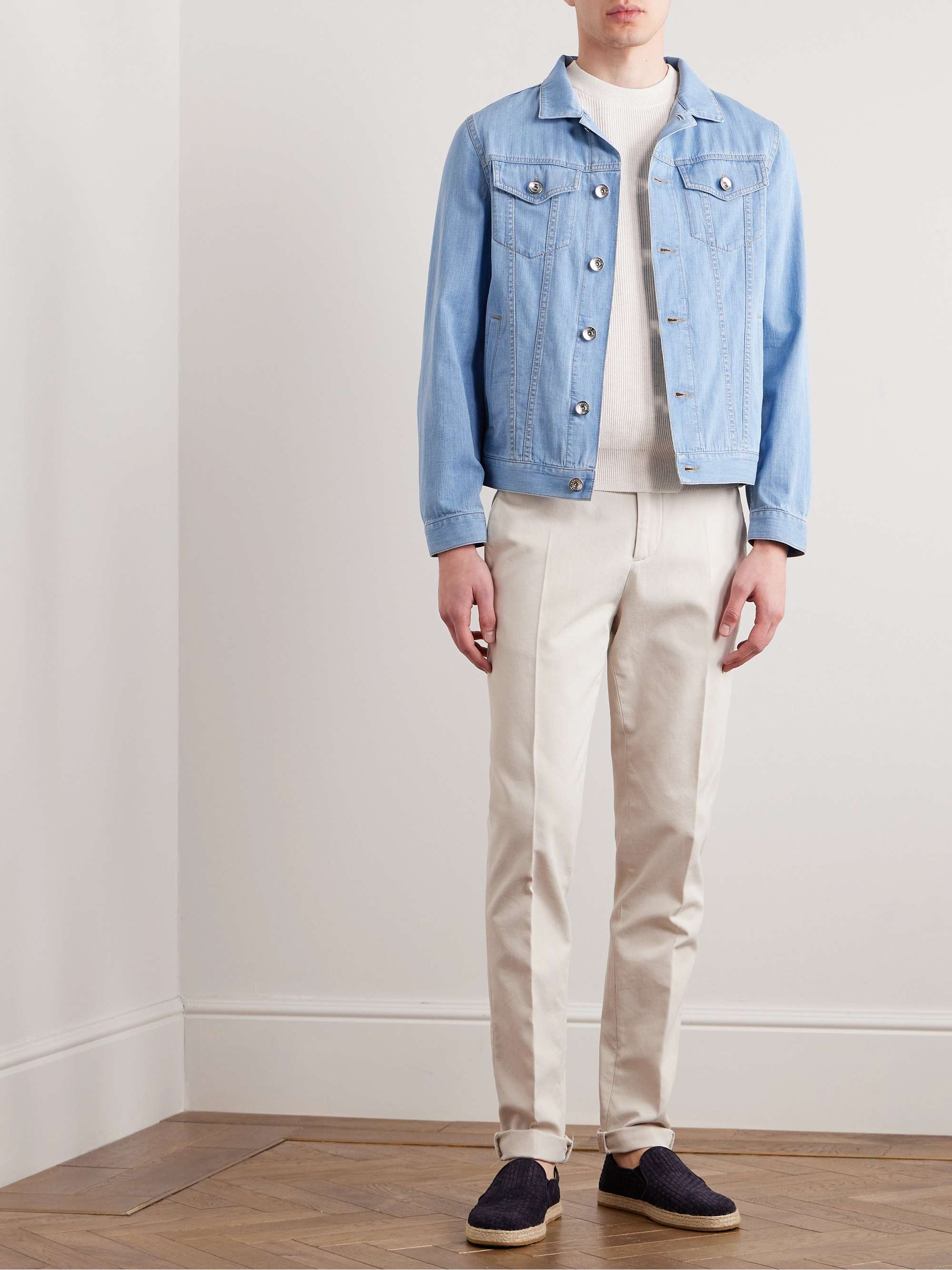 BRUNELLO CUCINELLI Ribbed Cotton Sweater