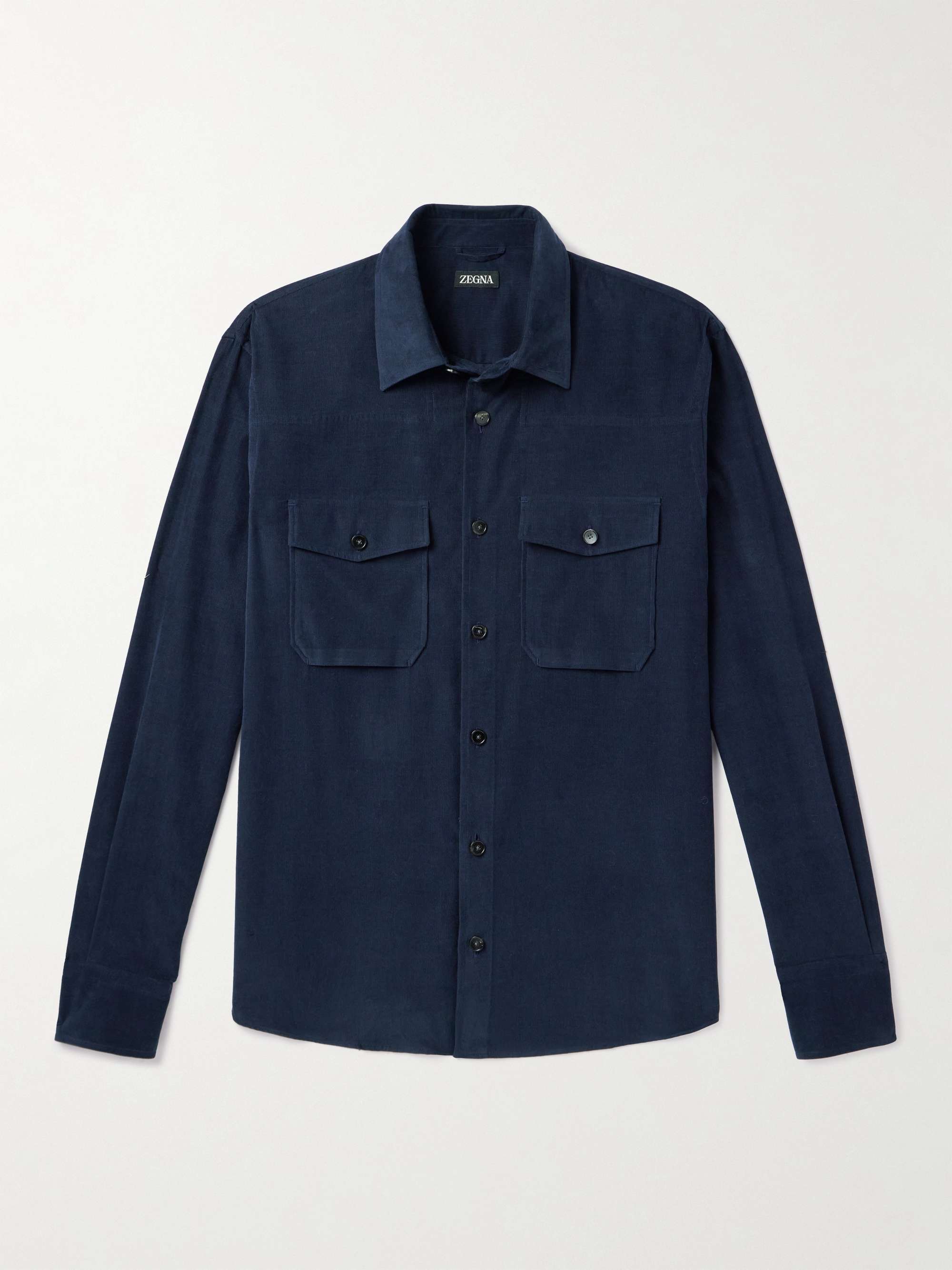 ZEGNA Cotton-Corduroy Shirt for Men | MR PORTER